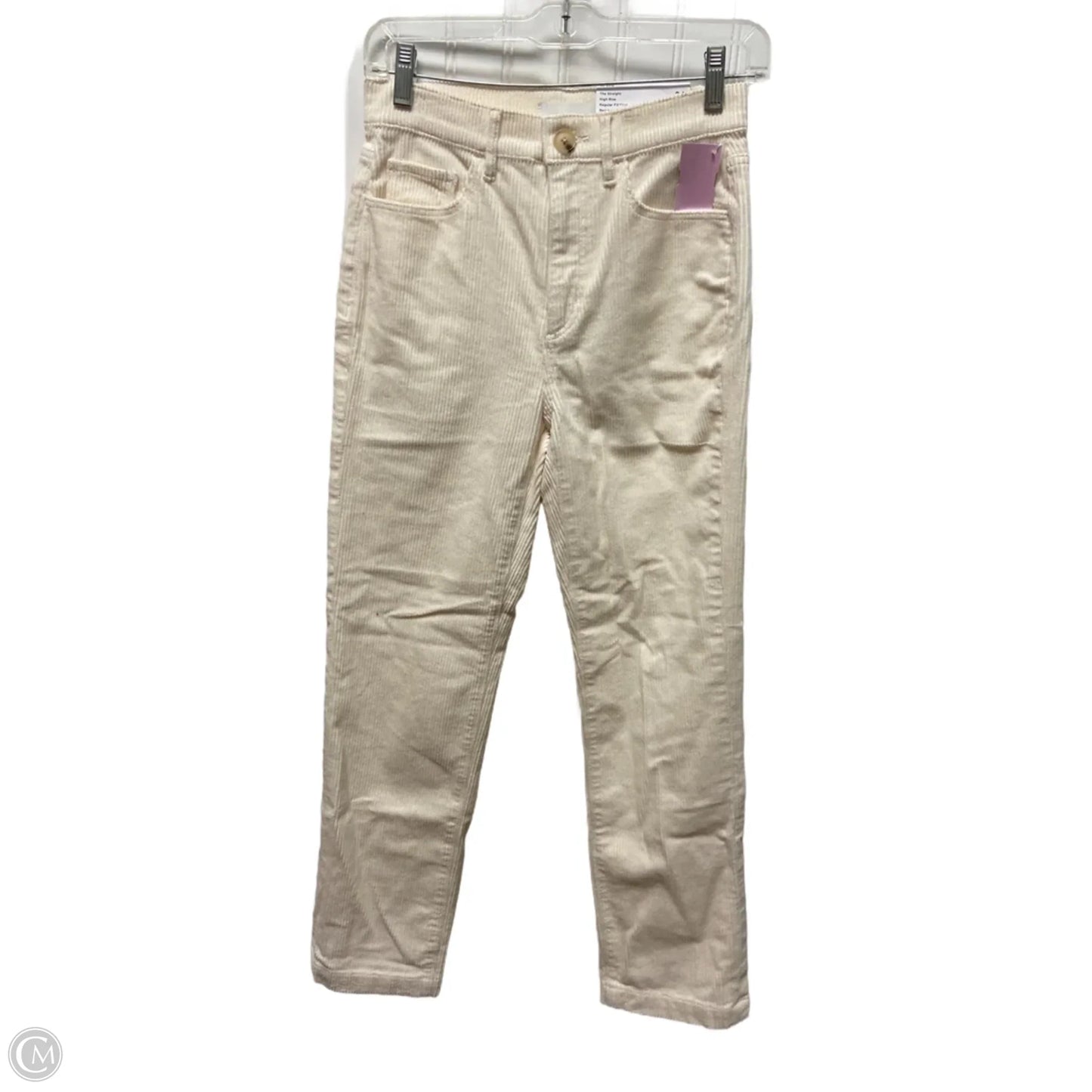 Pants Corduroy By Loft In Cream, Size: 0