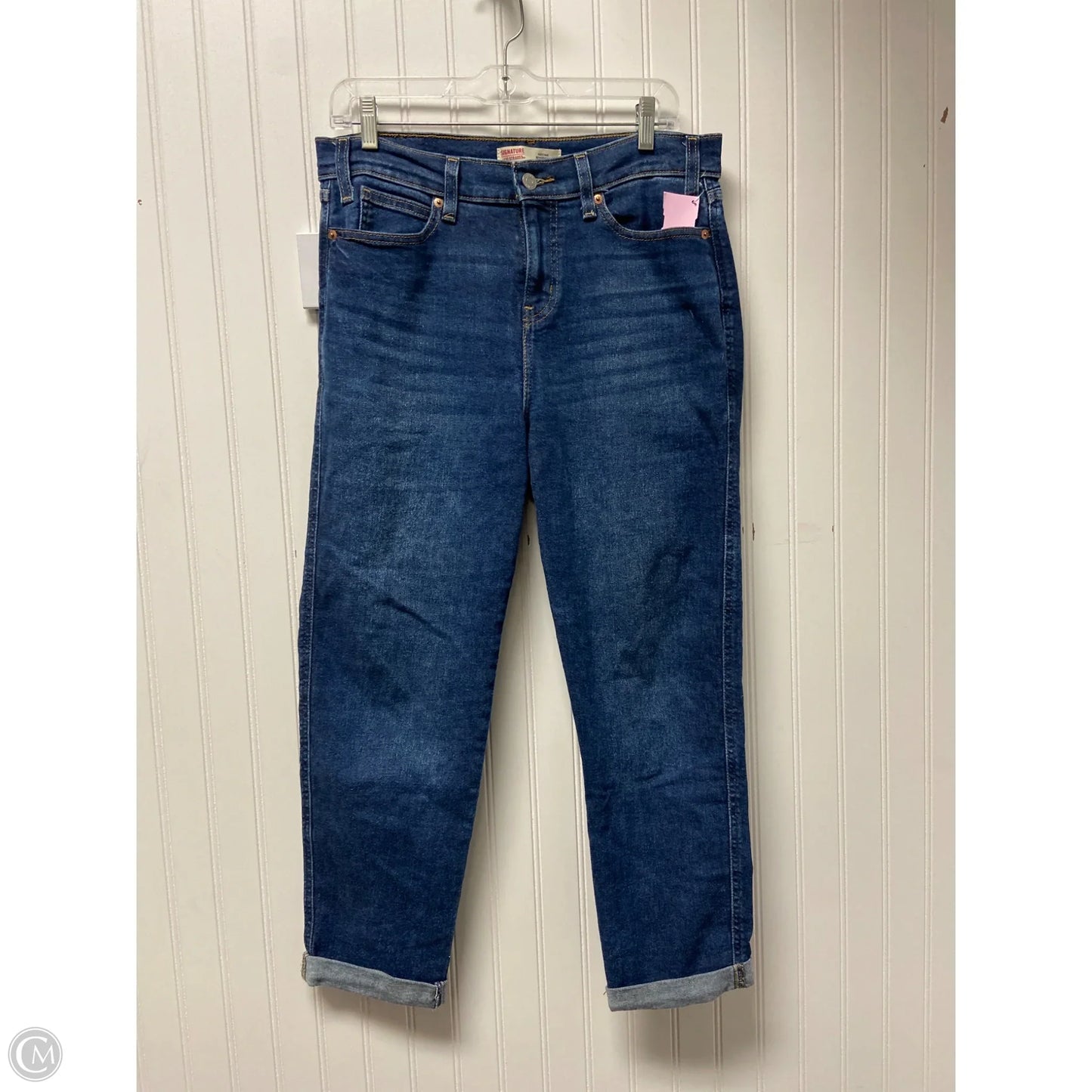 Jeans Boyfriend By Levis In Blue Denim, Size: 6