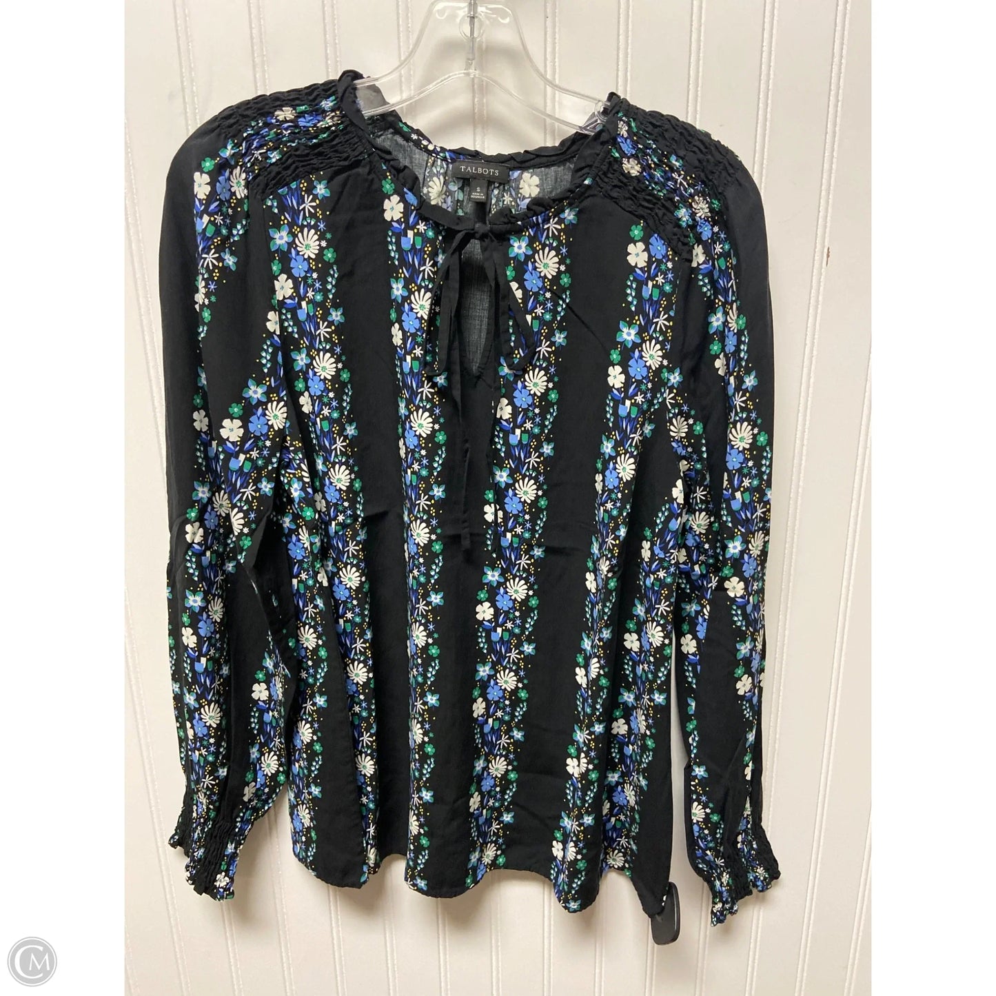Top Long Sleeve By Talbots In Black, Size: S