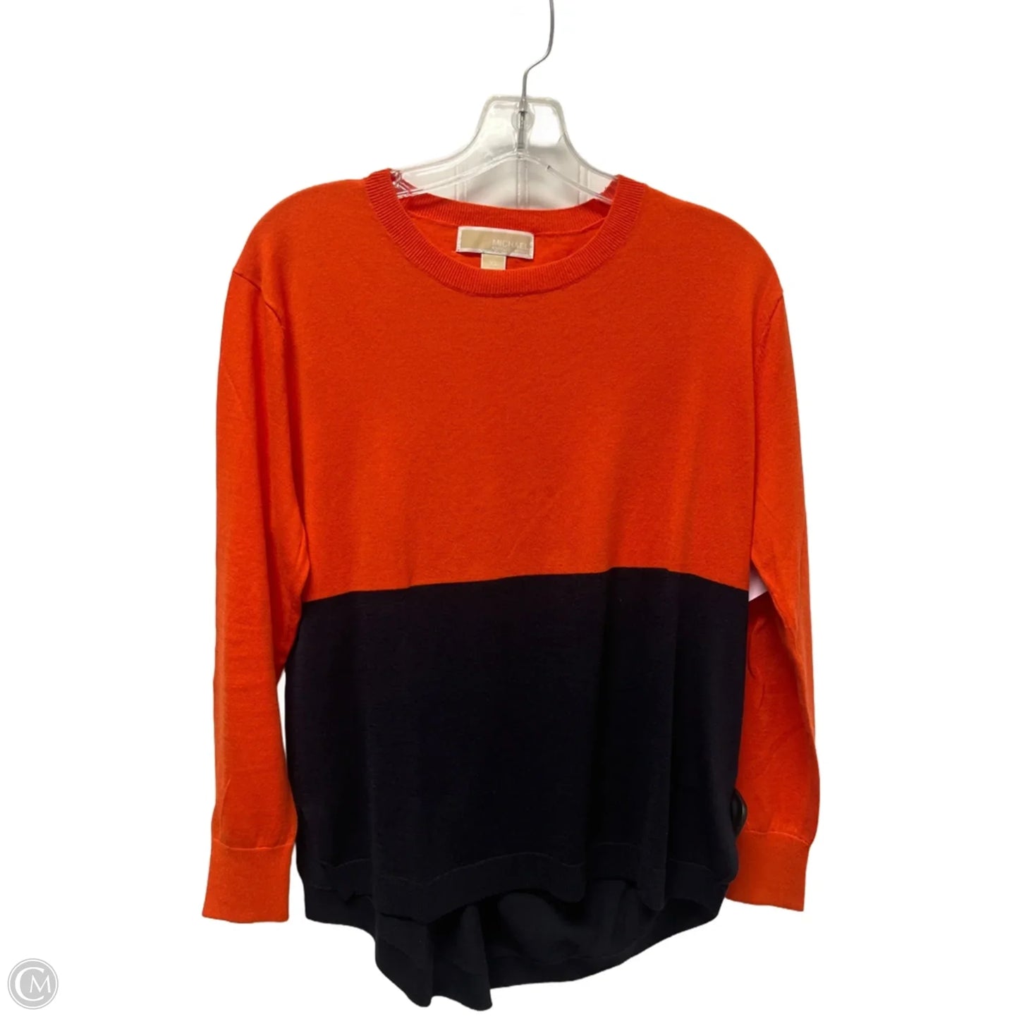Sweater By Michael By Michael Kors In Blue & Orange, Size: Xs