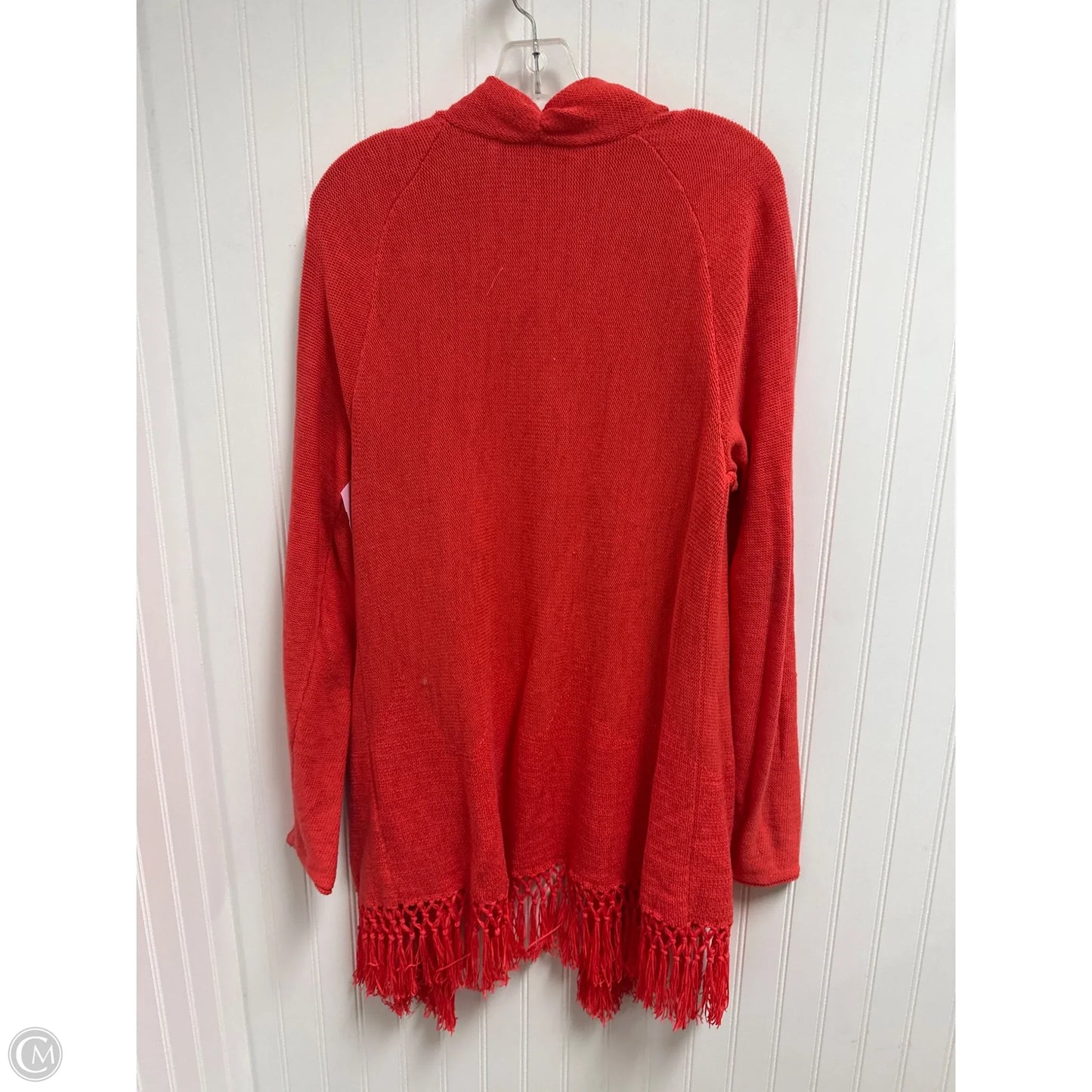 Sweater Cardigan Designer By Lilly Pulitzer In Red, Size: Xl