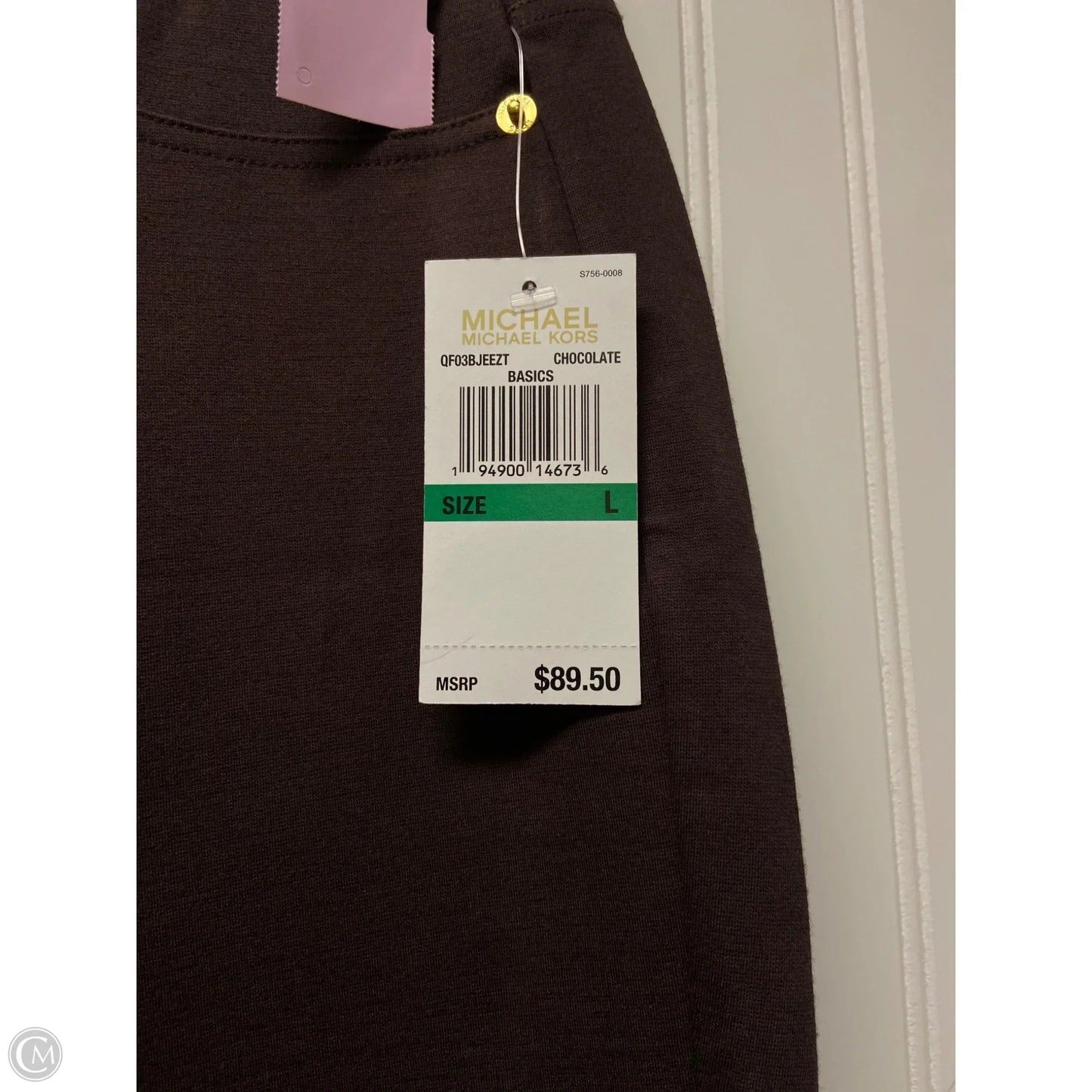 Pants Leggings By Michael By Michael Kors In Brown, Size: L