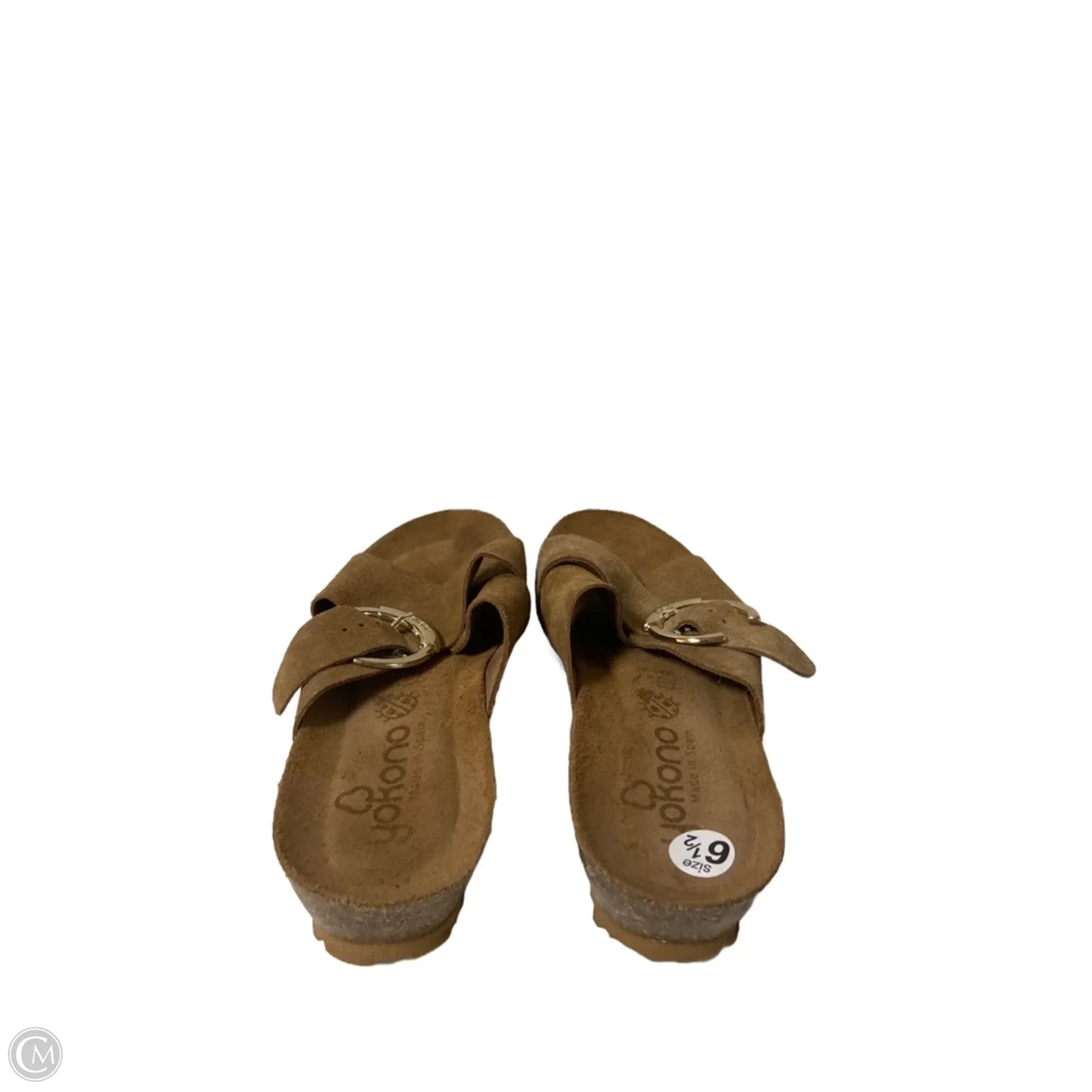 Shoes Flats By Clothes Mentor In Brown, Size: 6.5