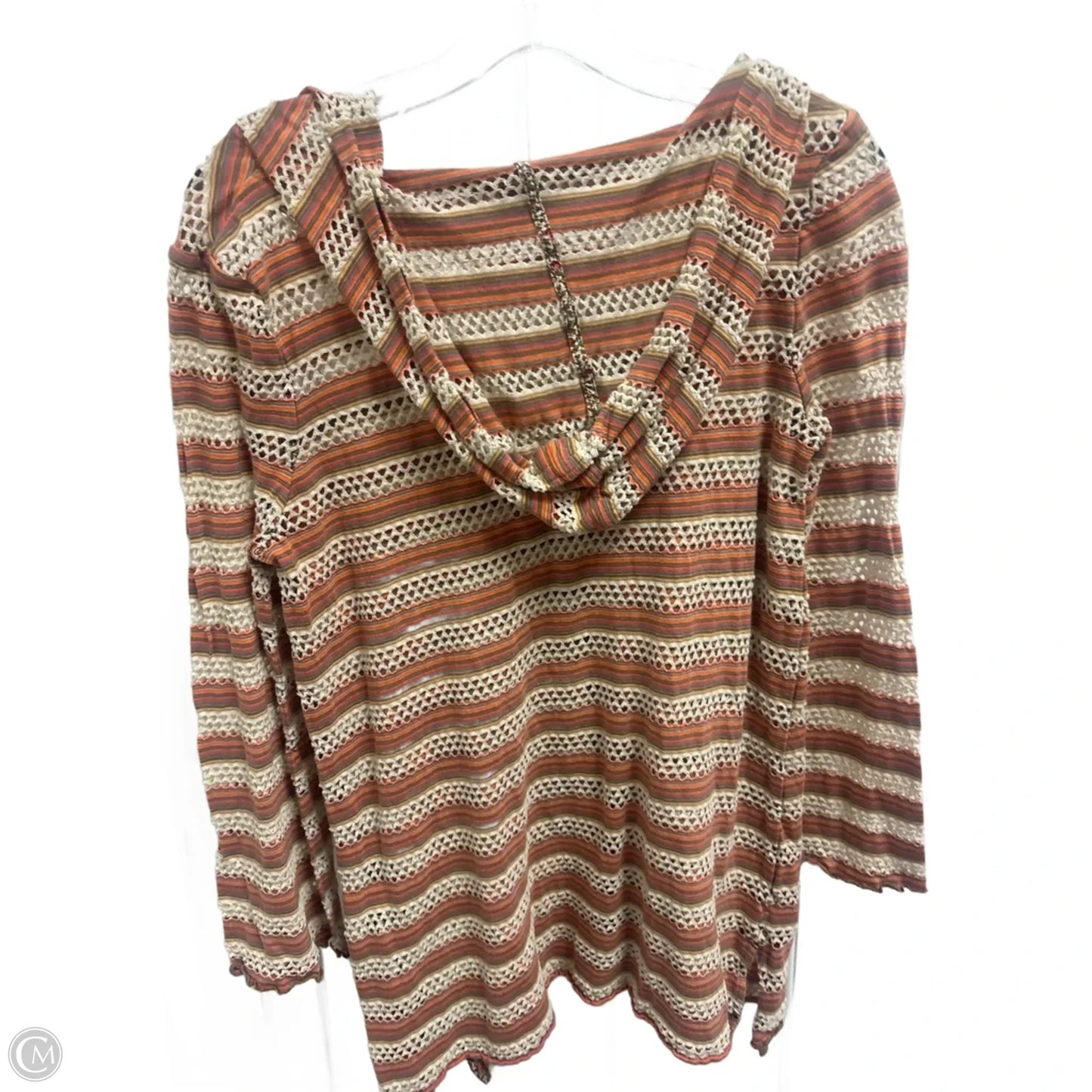 Top Long Sleeve By We The Free In Cream & Orange, Size: Sp