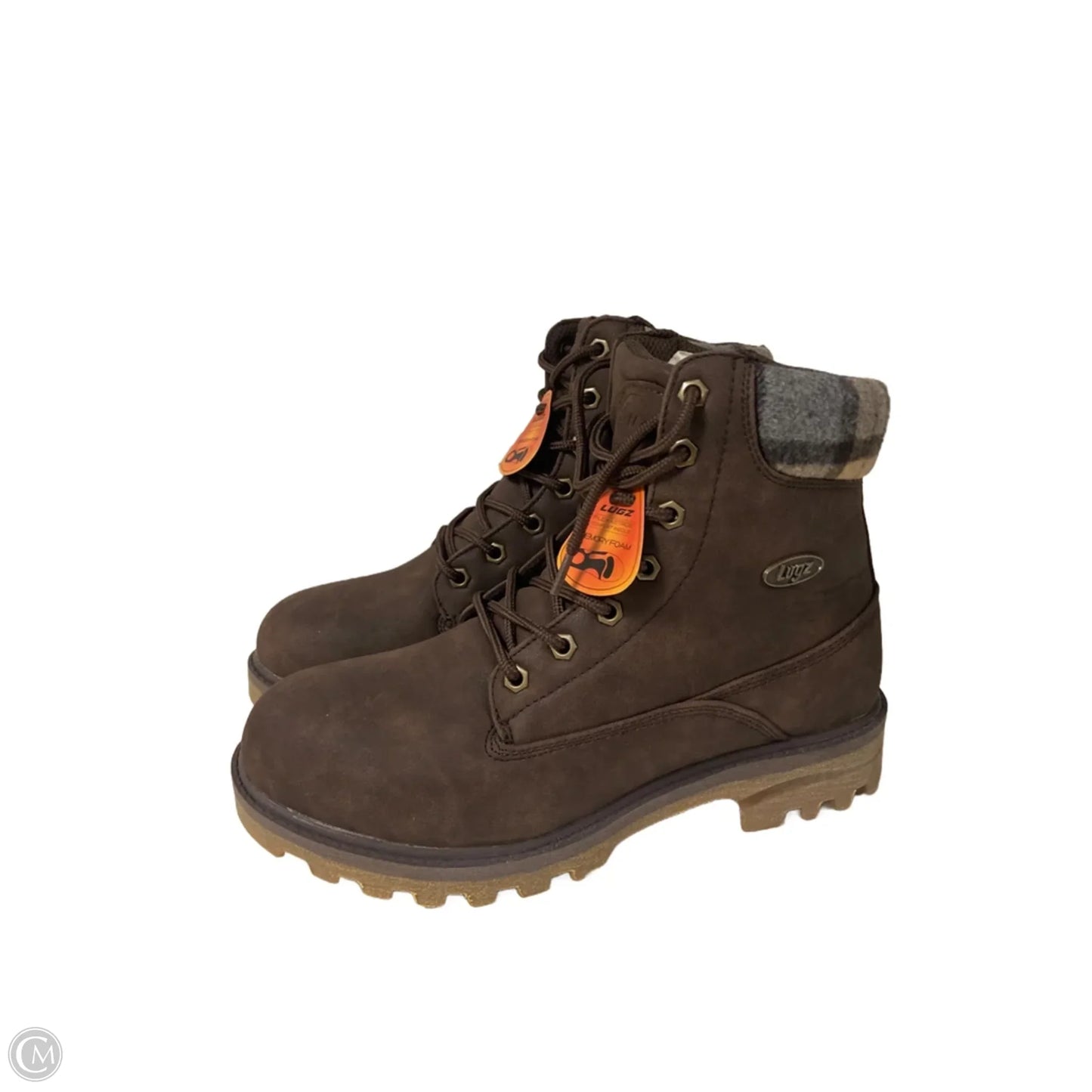 Boots Ankle Heels By Clothes Mentor In Brown, Size: 10