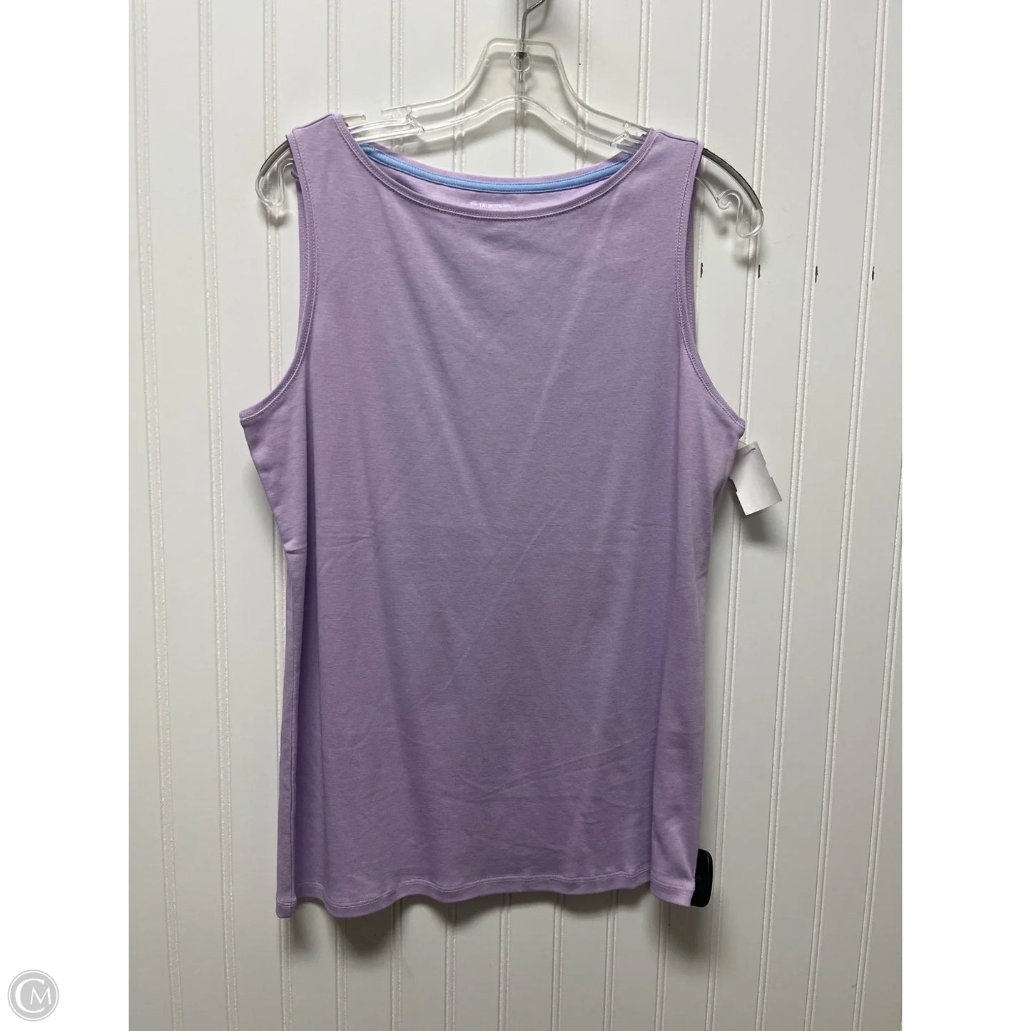 Tank Top By Talbots In Purple, Size: L