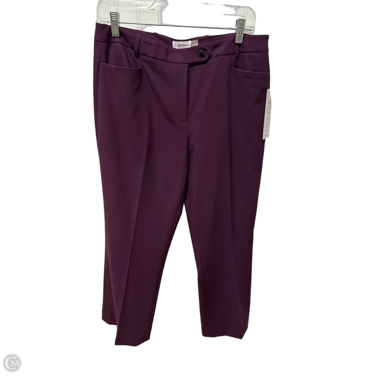 Pants Dress By Calvin Klein In Purple, Size: 8