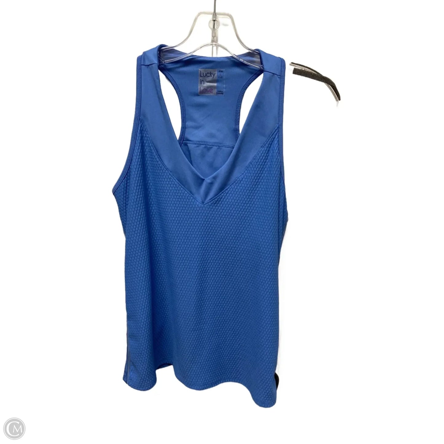 Athletic Tank Top By Lucky In Love In Blue, Size: L