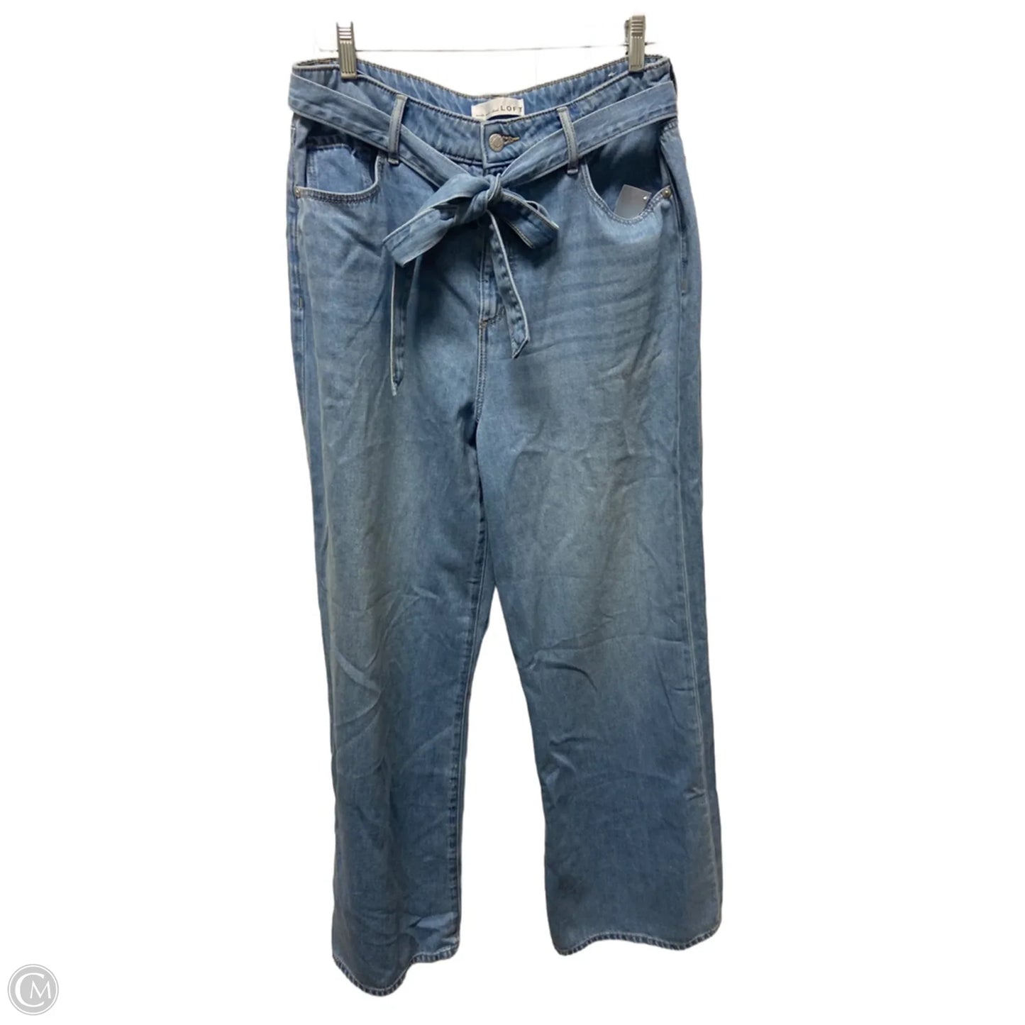 Jeans Wide Leg By Loft In Blue, Size: 10