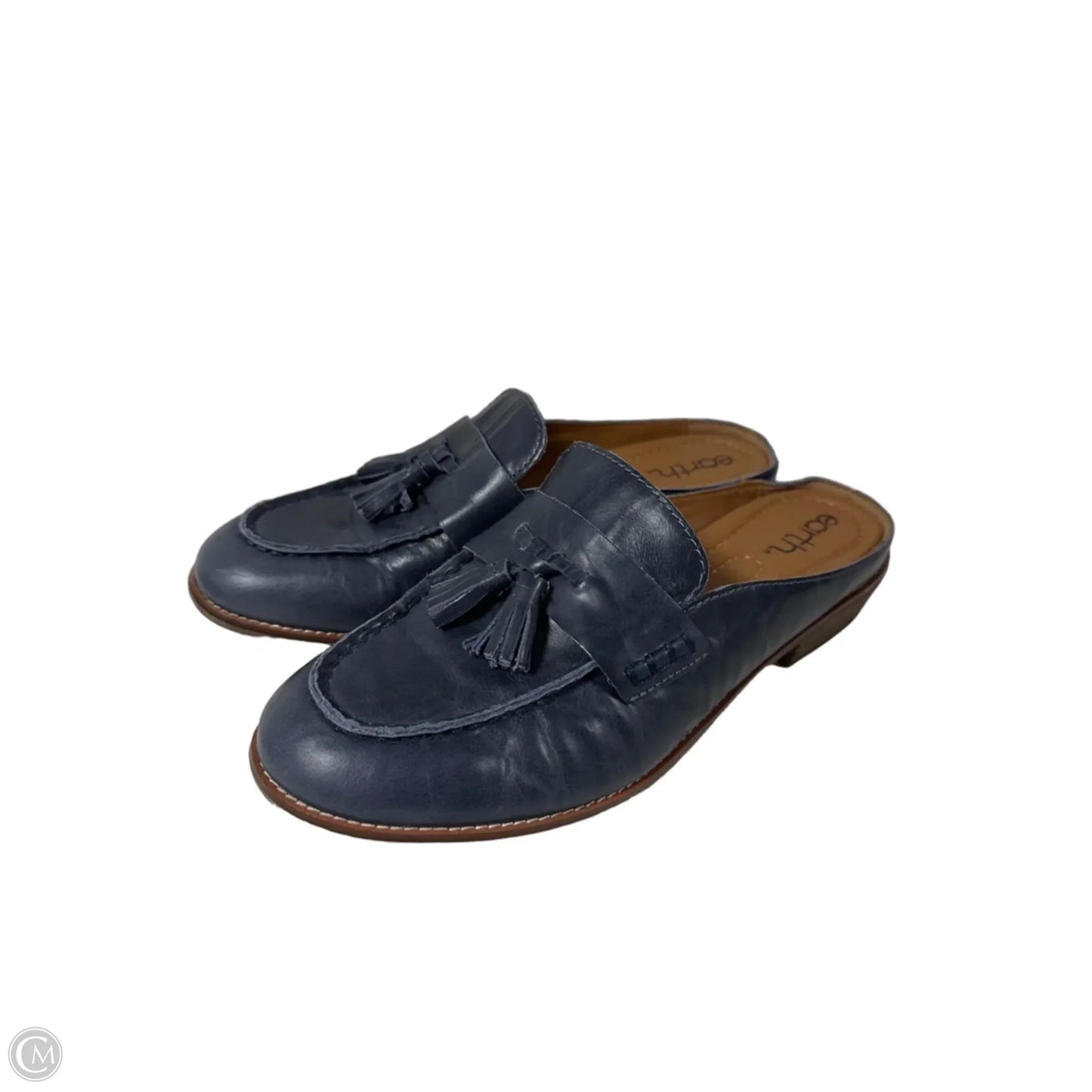 Shoes Flats By Earth In Blue, Size: 9