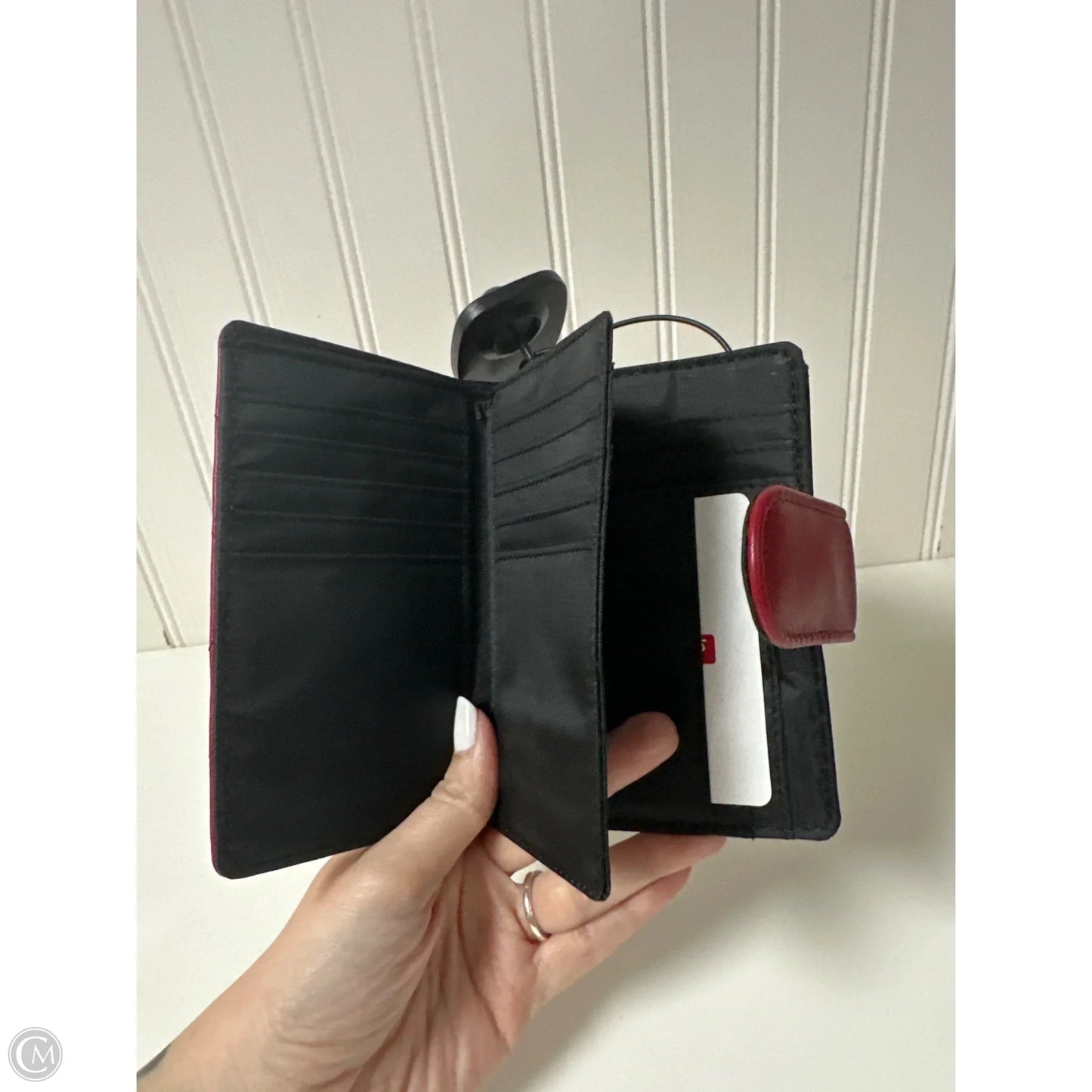 Wallet Leather By Clothes Mentor, Size: Small