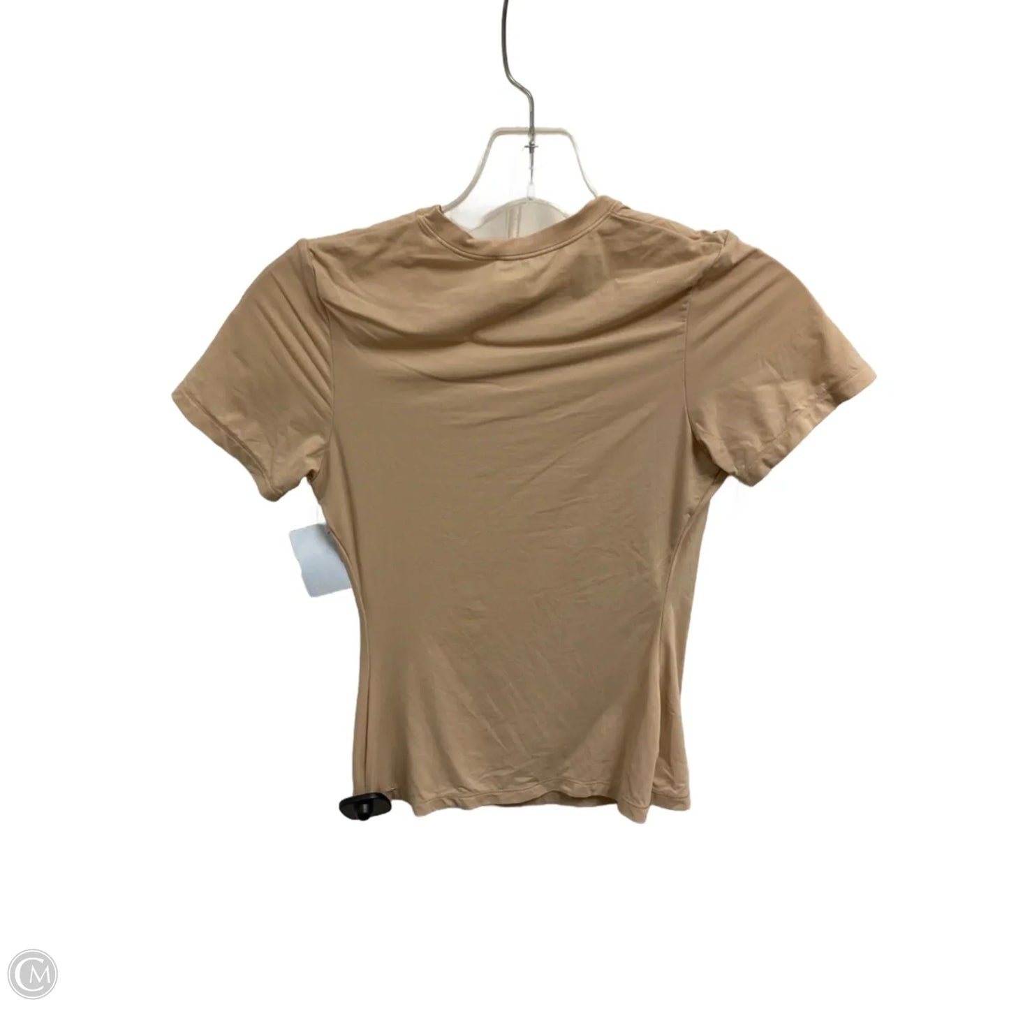 Top Short Sleeve By Skims In Brown, Size: S