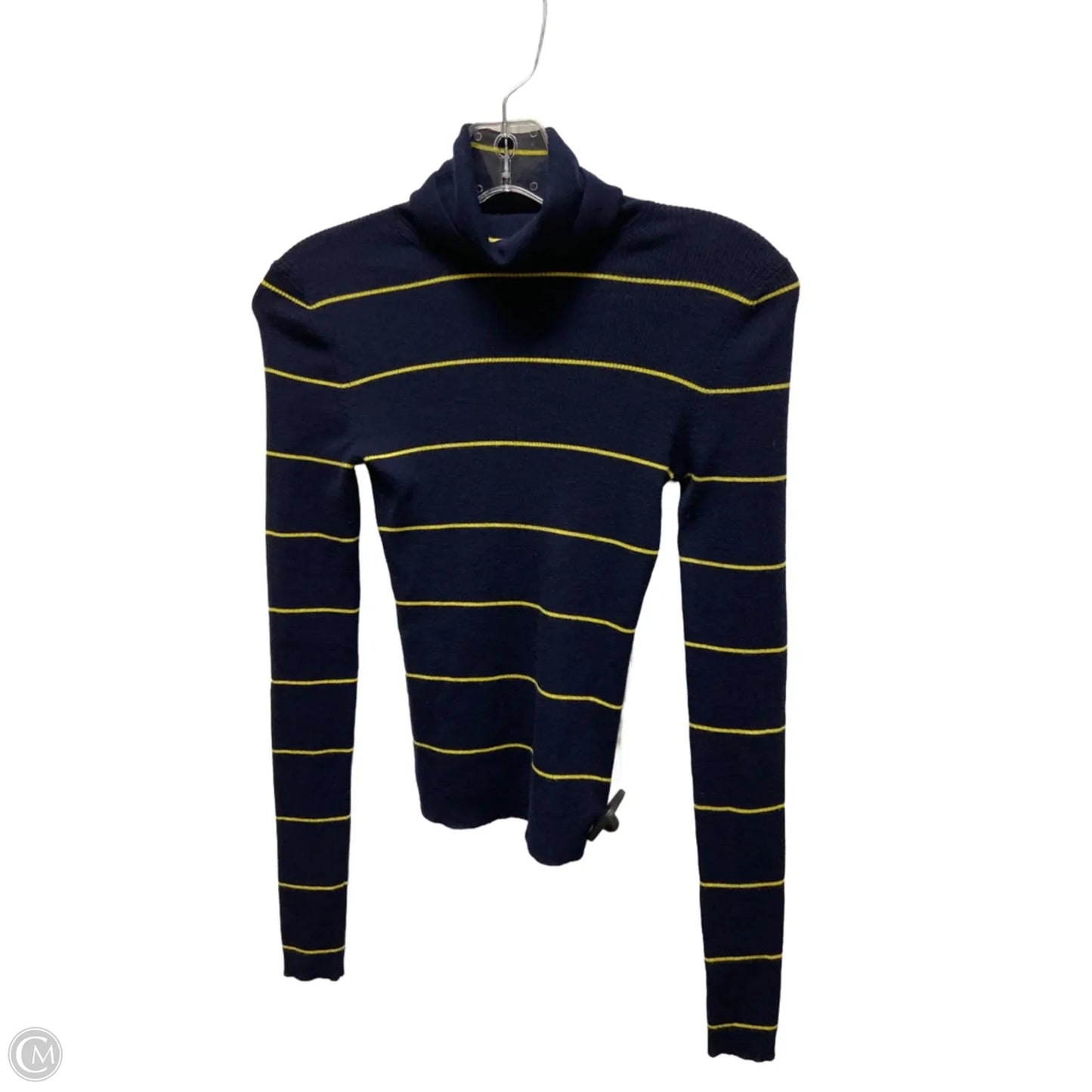 Top Long Sleeve By Theory In Blue, Size: S