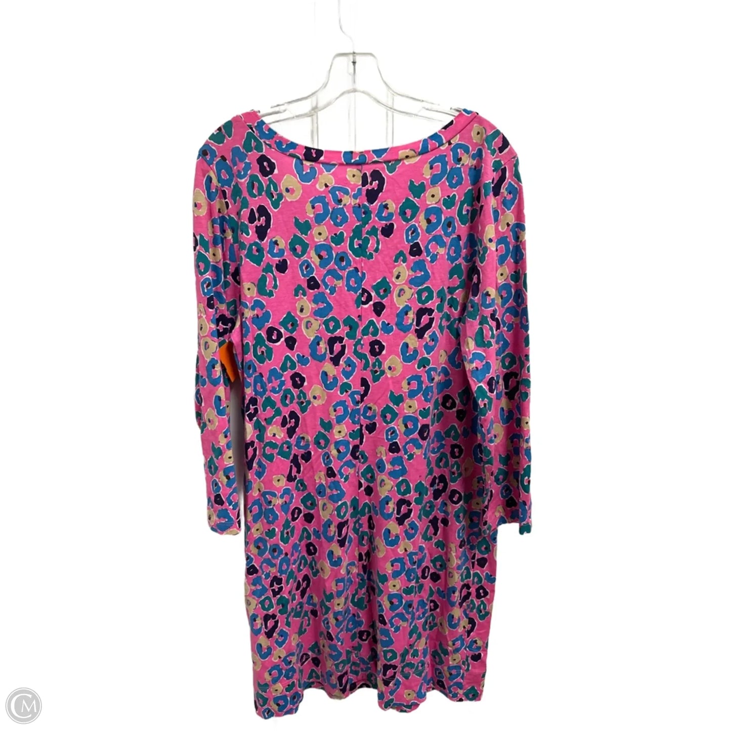 Dress Designer By Lilly Pulitzer In Blue & Pink, Size: Xl