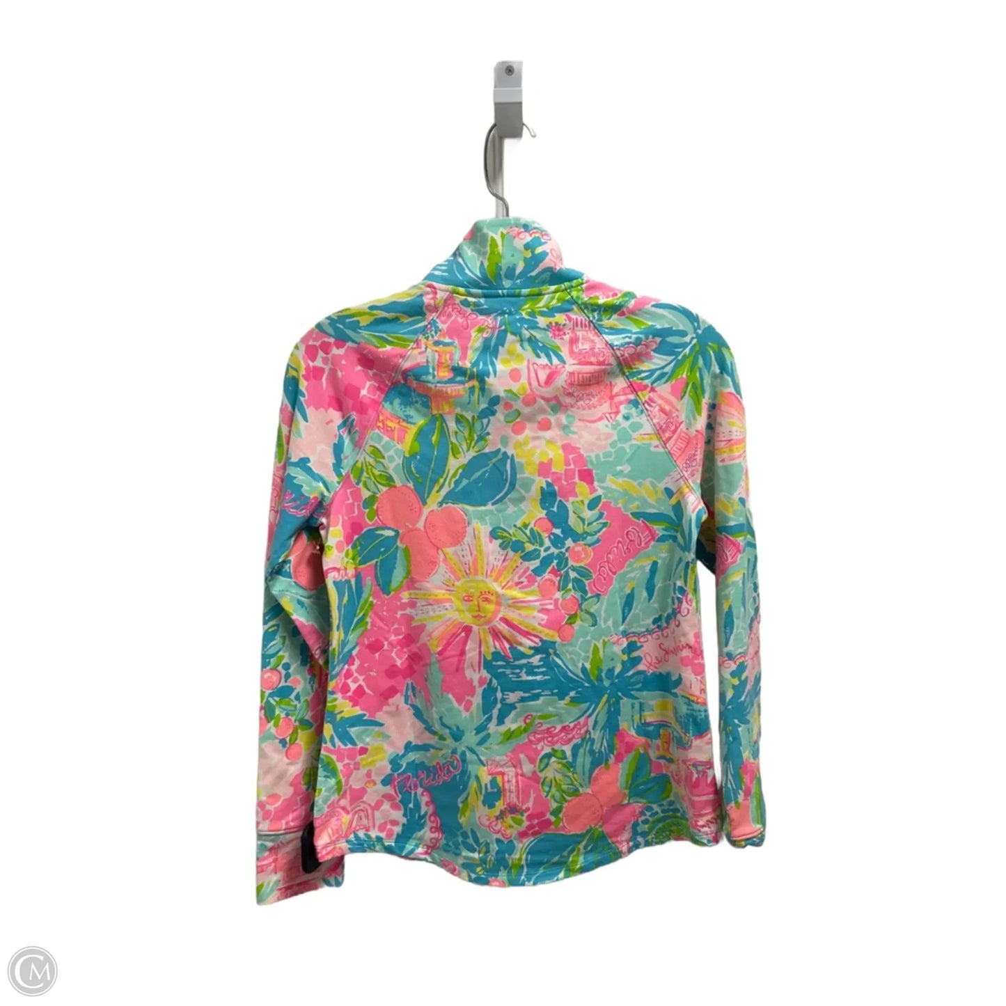 Jacket Designer By Lilly Pulitzer In Blue & Pink, Size: Xs