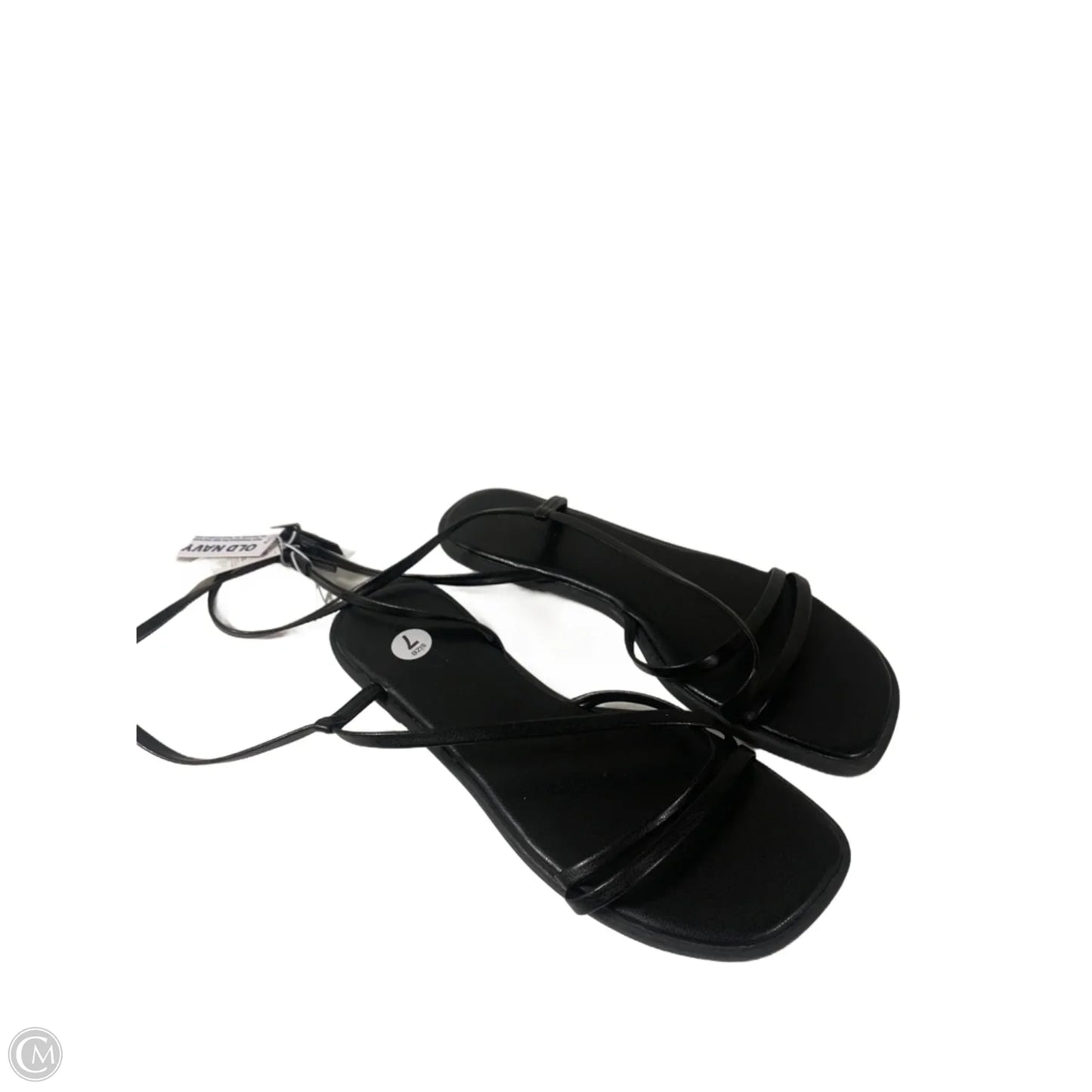 Sandals Flats By Old Navy In Black, Size: 7