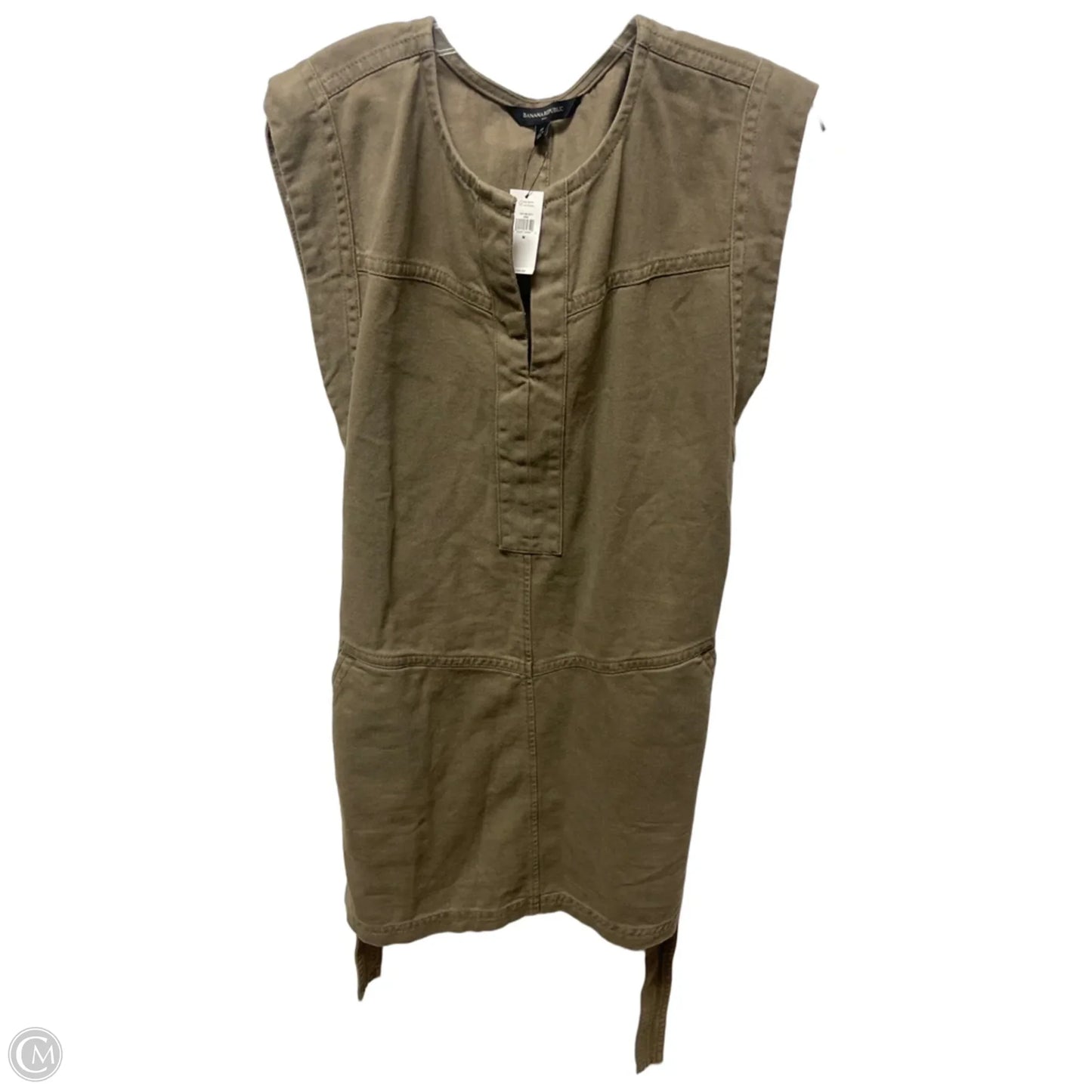 Dress Casual Midi By Banana Republic In Brown, Size: M