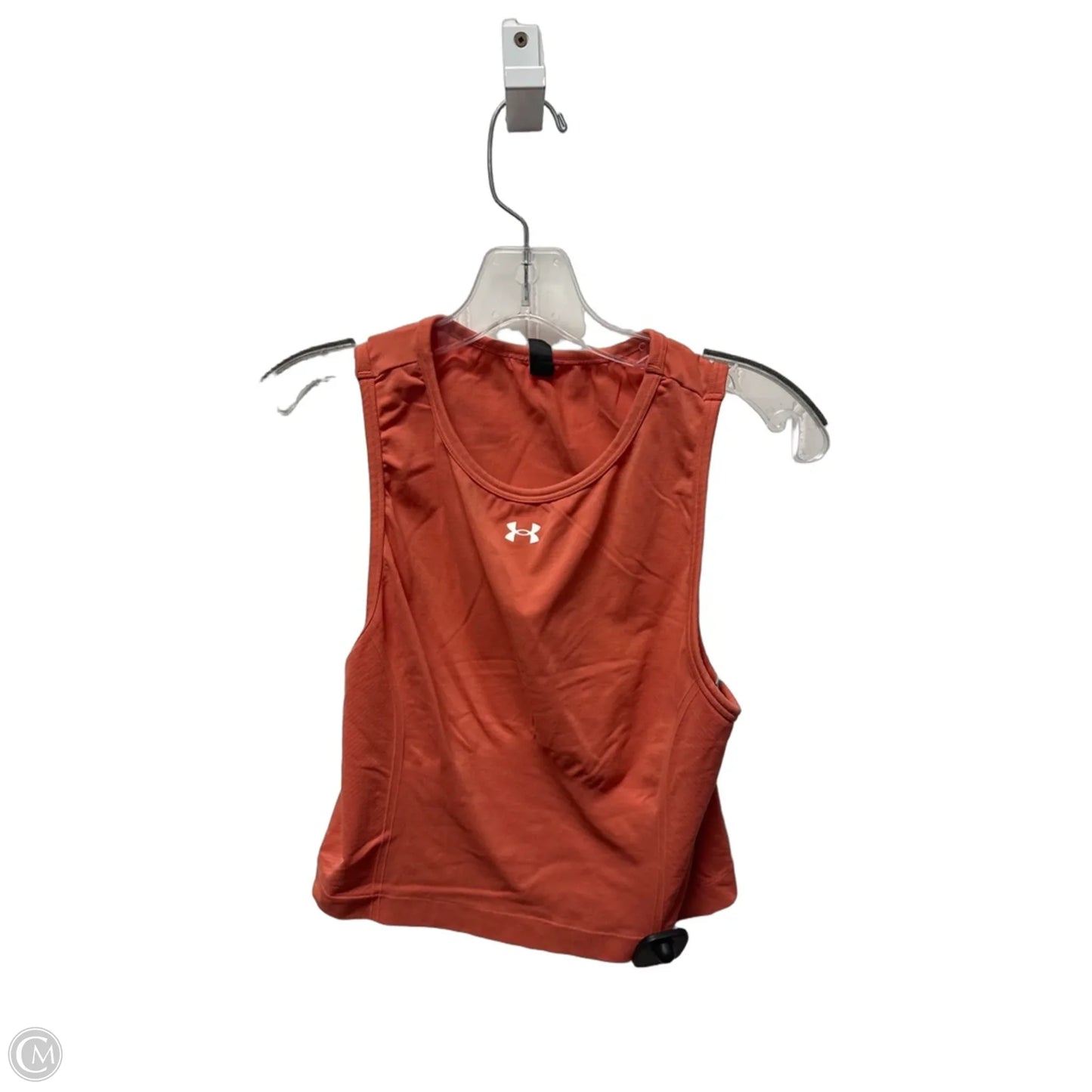 Athletic Tank Top By Under Armour In Orange, Size: L