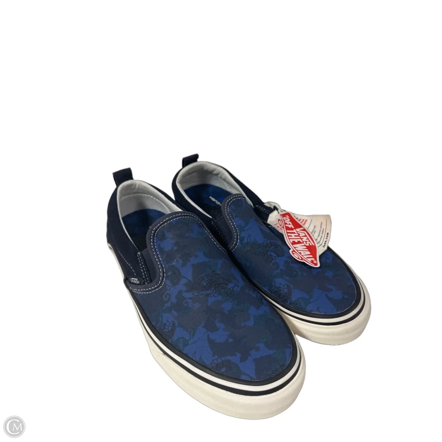 Shoes Flats By Vans In Blue, Size: 7.5