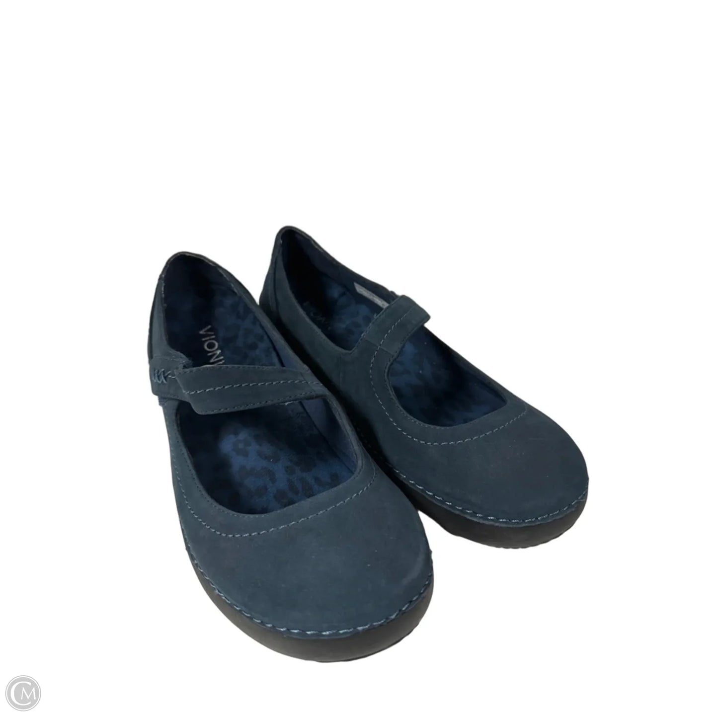 Shoes Flats By Vionic In Blue, Size: 11