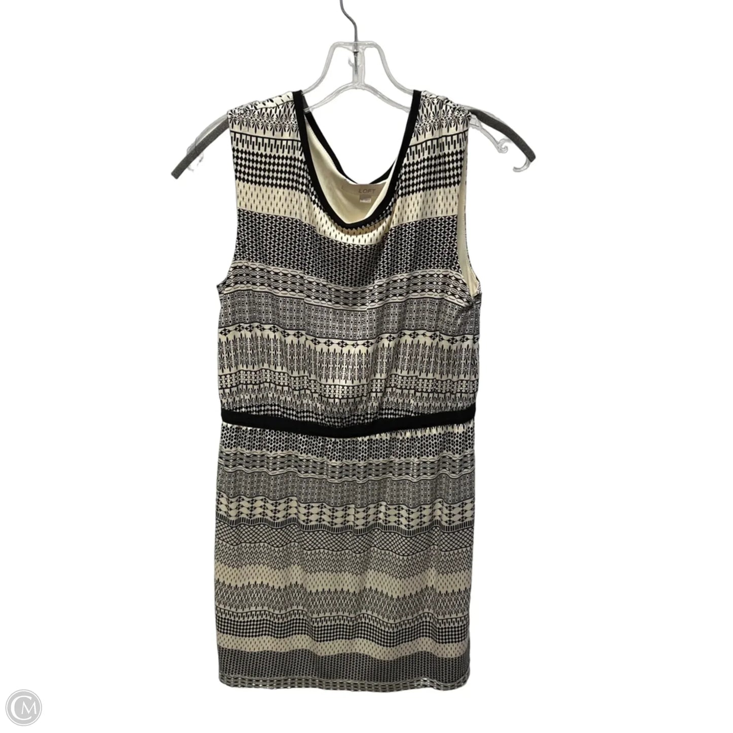 Dress Casual Midi By Loft In Cream, Size: M