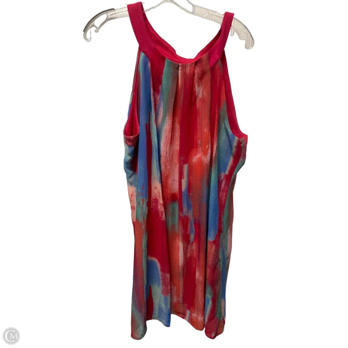 Dress Casual Midi By Signature By Robbie Bee In Pink, Size: Xl