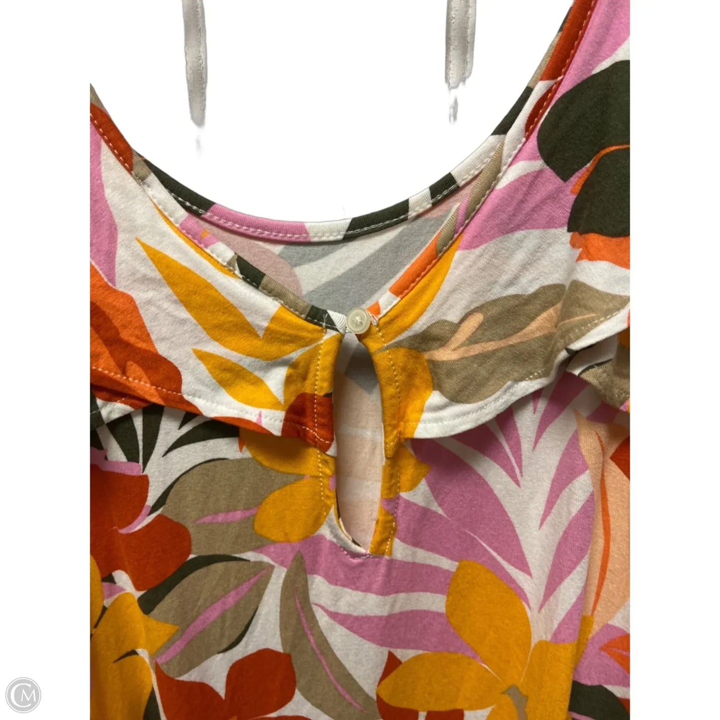 Dress Casual Midi By Loft In Floral Print, Size: Xs