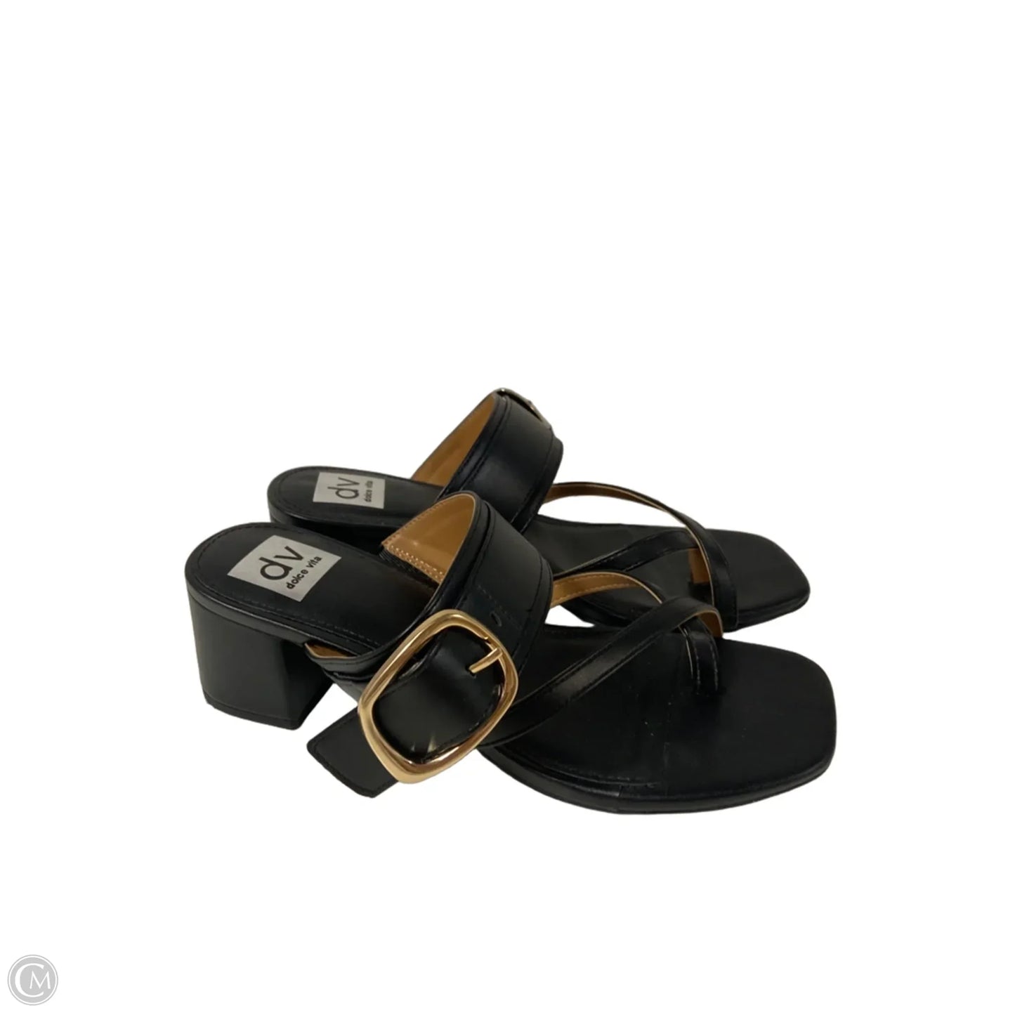Sandals Heels Block By Dolce Vita In Black, Size: 8