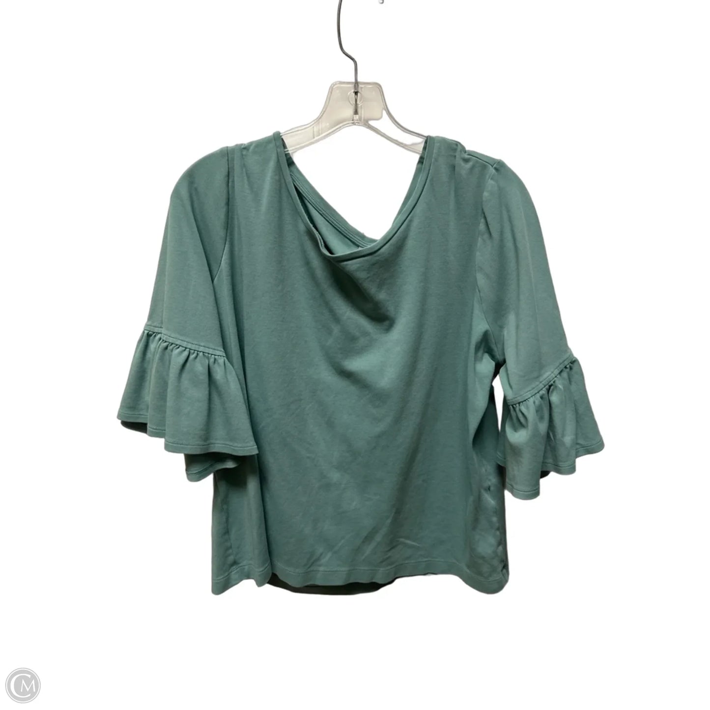 Top Short Sleeve By Chicos In Green, Size: Xl