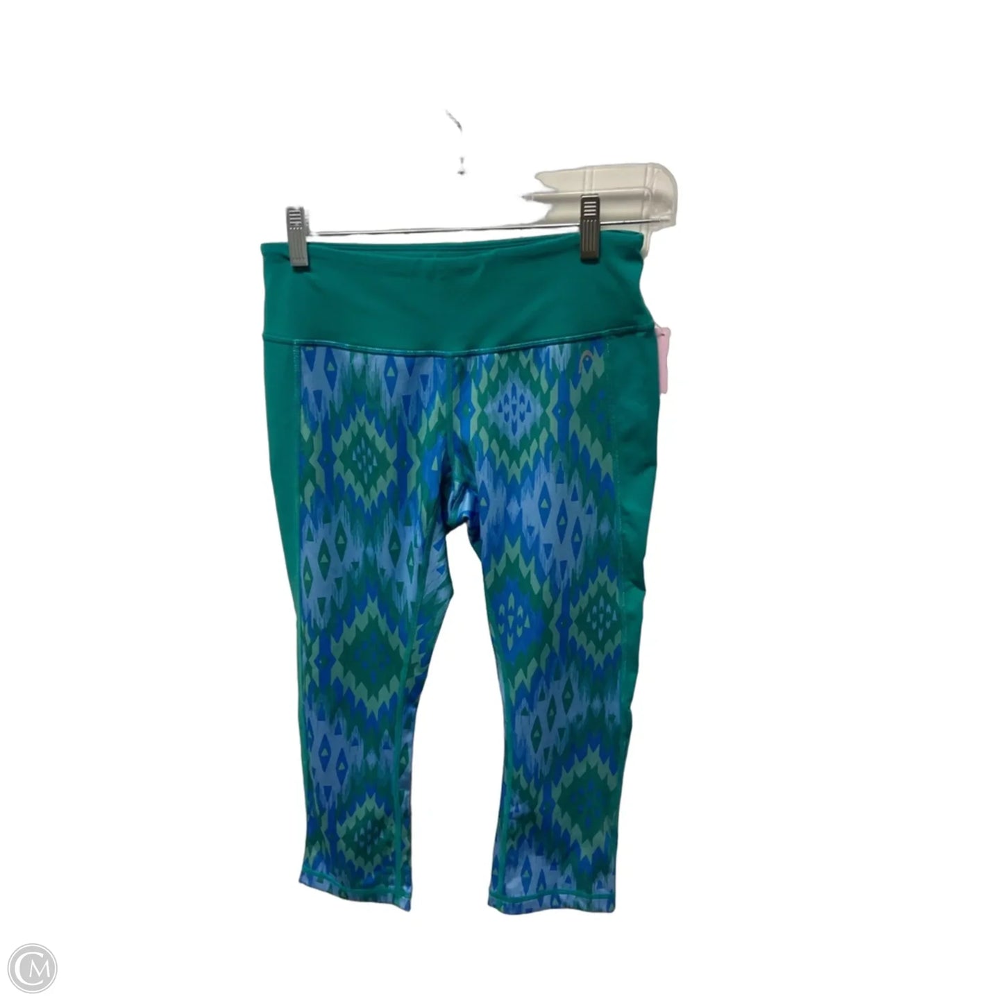 Athletic Leggings By Head In Green, Size: S