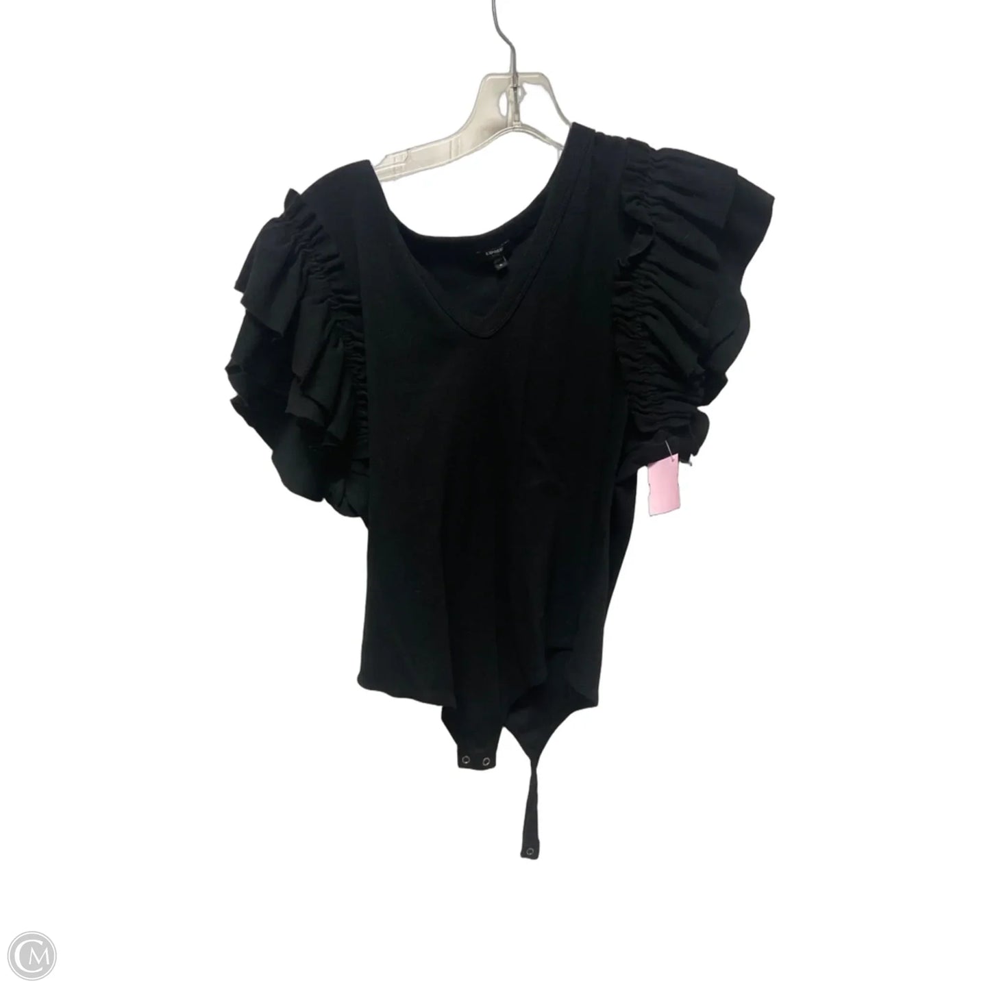Bodysuit By Express In Black, Size: Xl