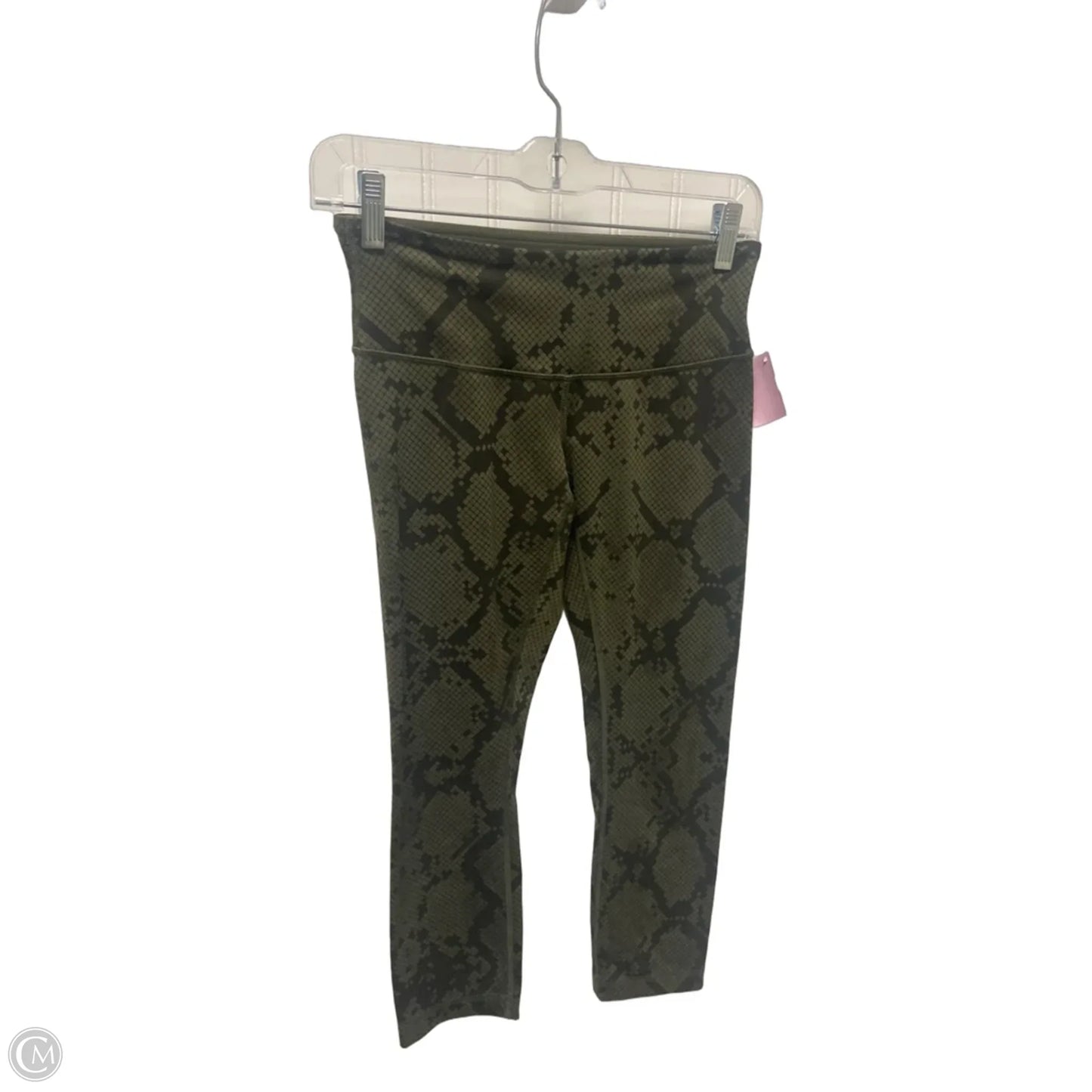 Athletic Leggings By Lululemon In Green, Size: S