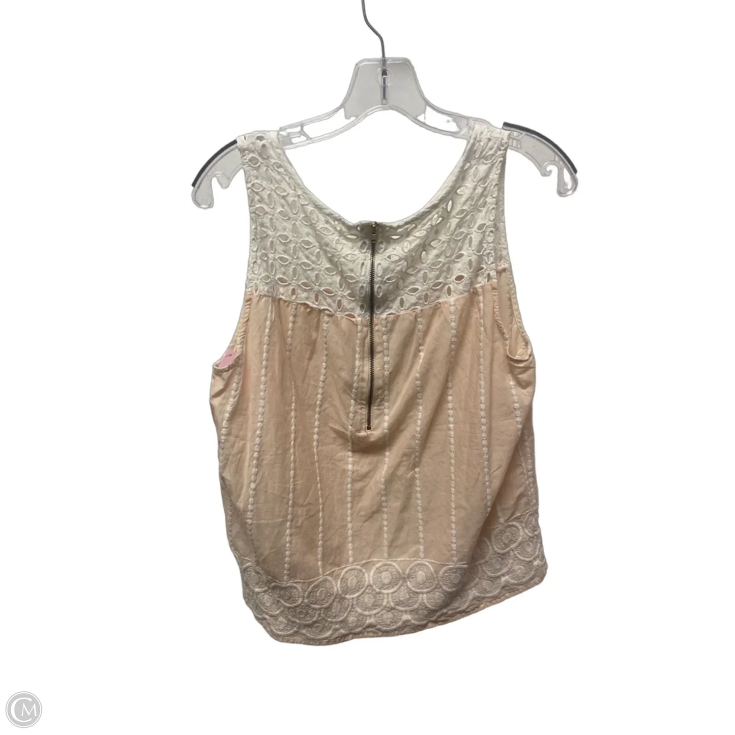 Top Sleeveless By H&m In Pink, Size: L