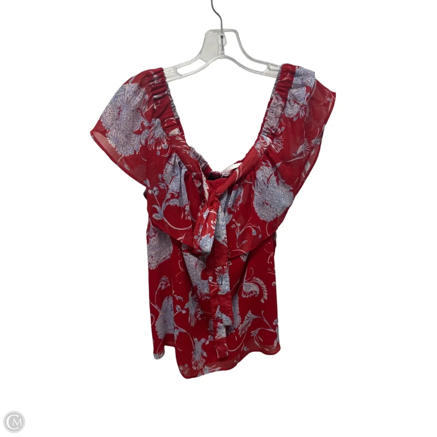 Top Short Sleeve By Tommy Bahama In Red, Size: L