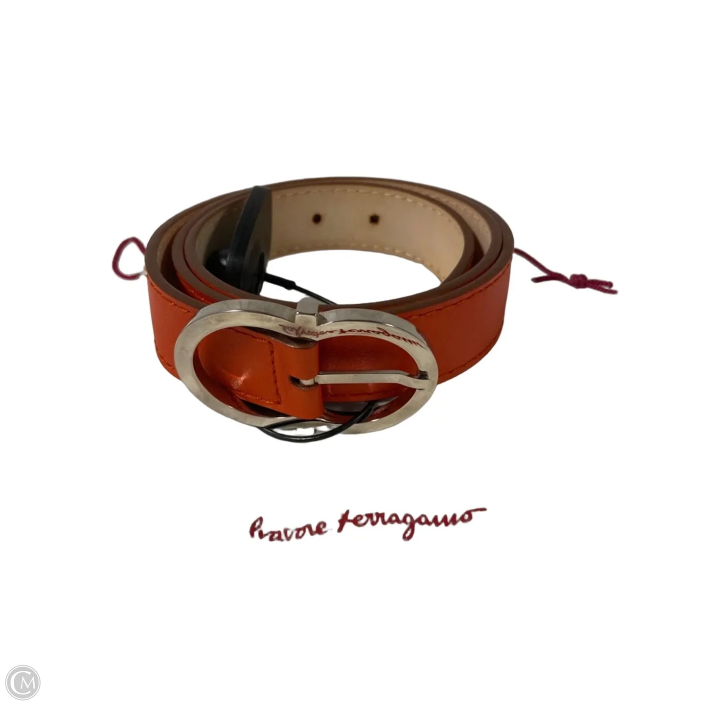 Belt Luxury Designer By Ferragamo, Size: