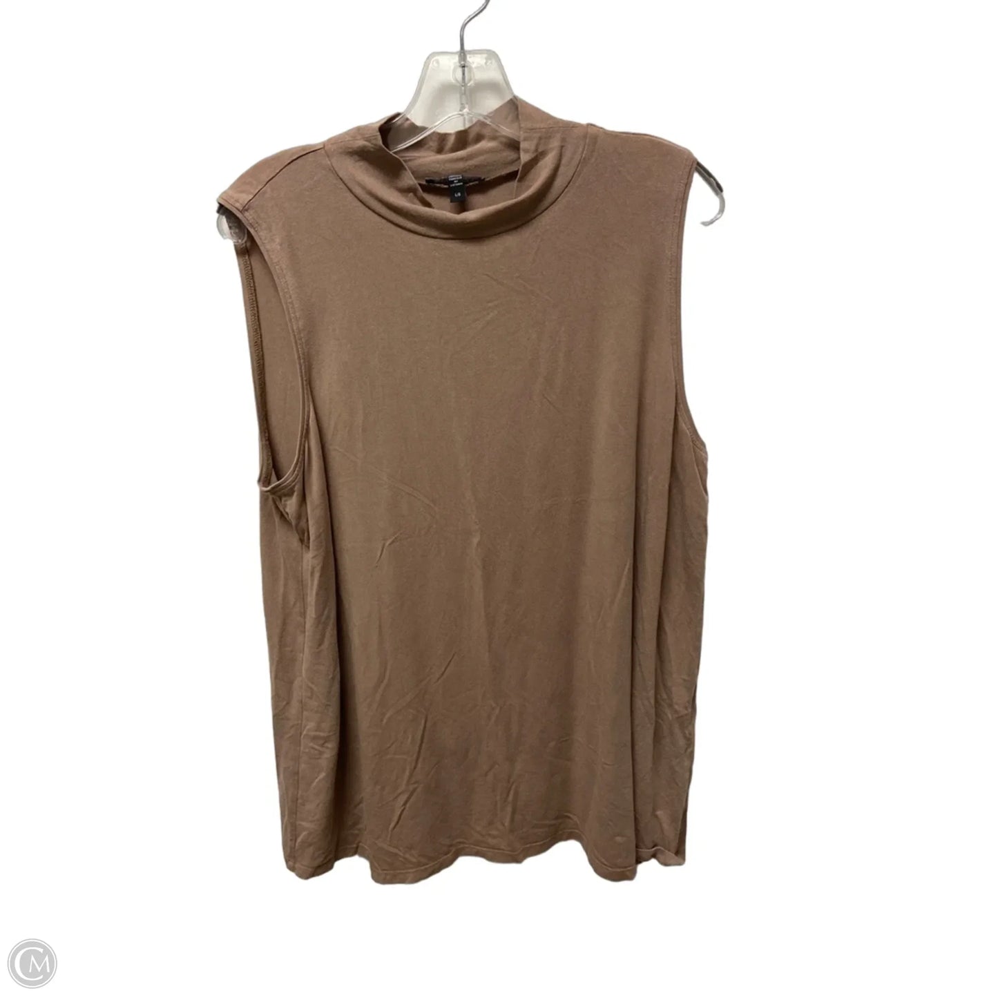 Top Sleeveless By Eileen Fisher In Brown, Size: L