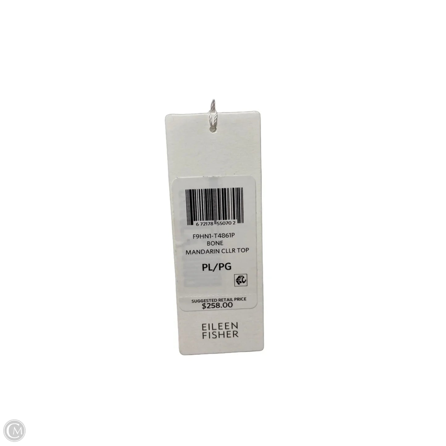 Top Sleeveless By Eileen Fisher In Cream, Size: L