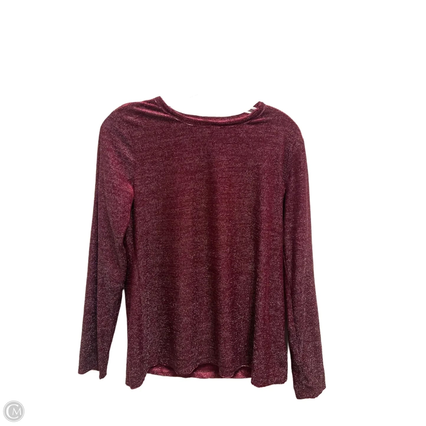 Top Long Sleeve By Michael By Michael Kors In Purple, Size: M