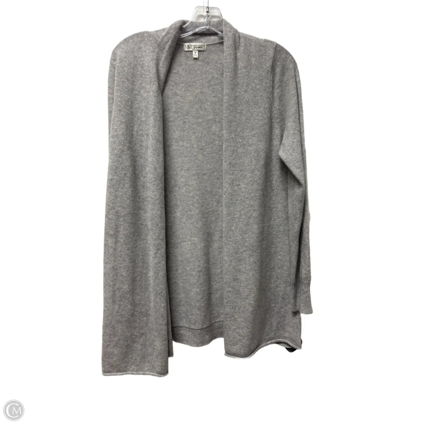 Cardigan Designer By Neiman Marcus In Grey, Size: M