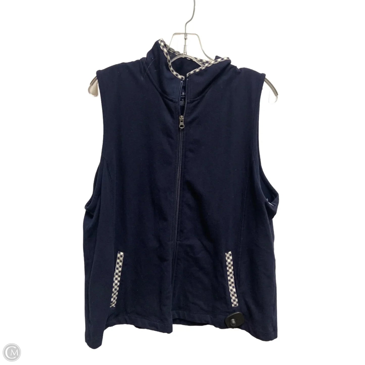 Vest Other By Talbots In Navy, Size: Xl