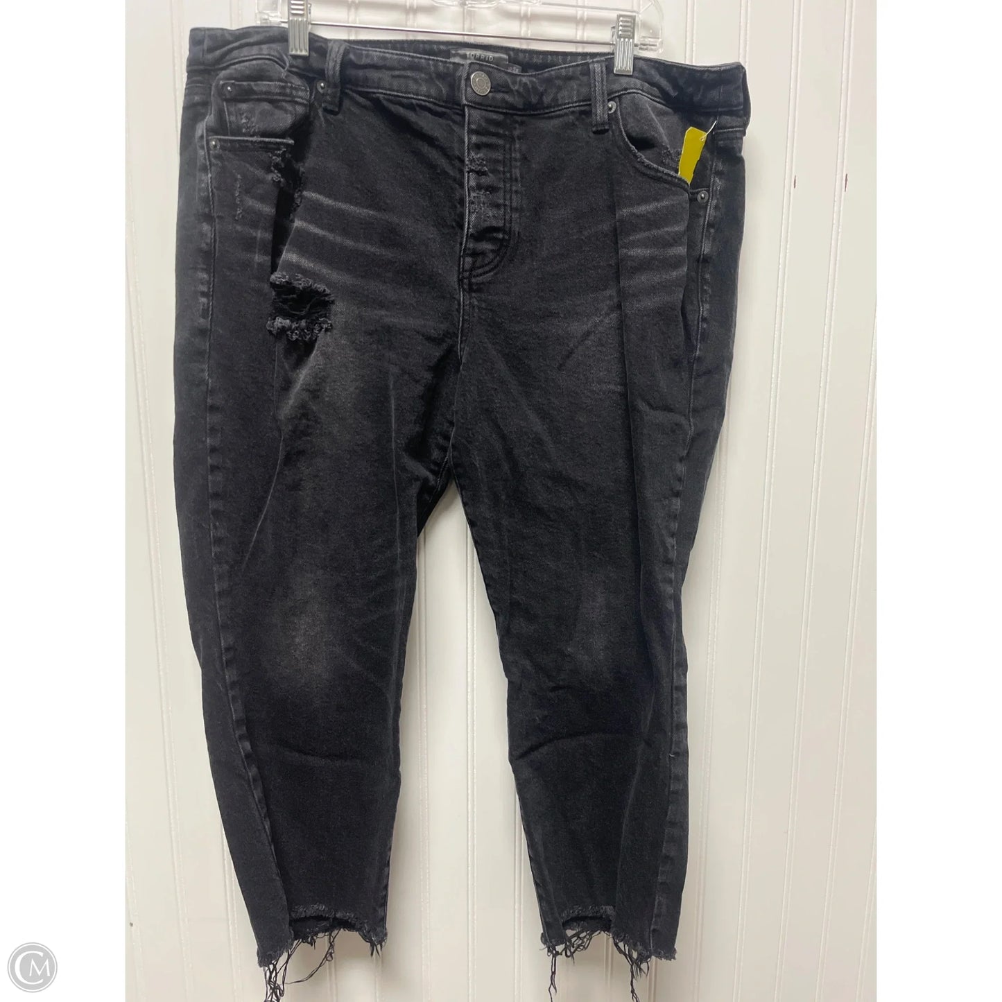 Jeans Skinny By Torrid In Black, Size: 16