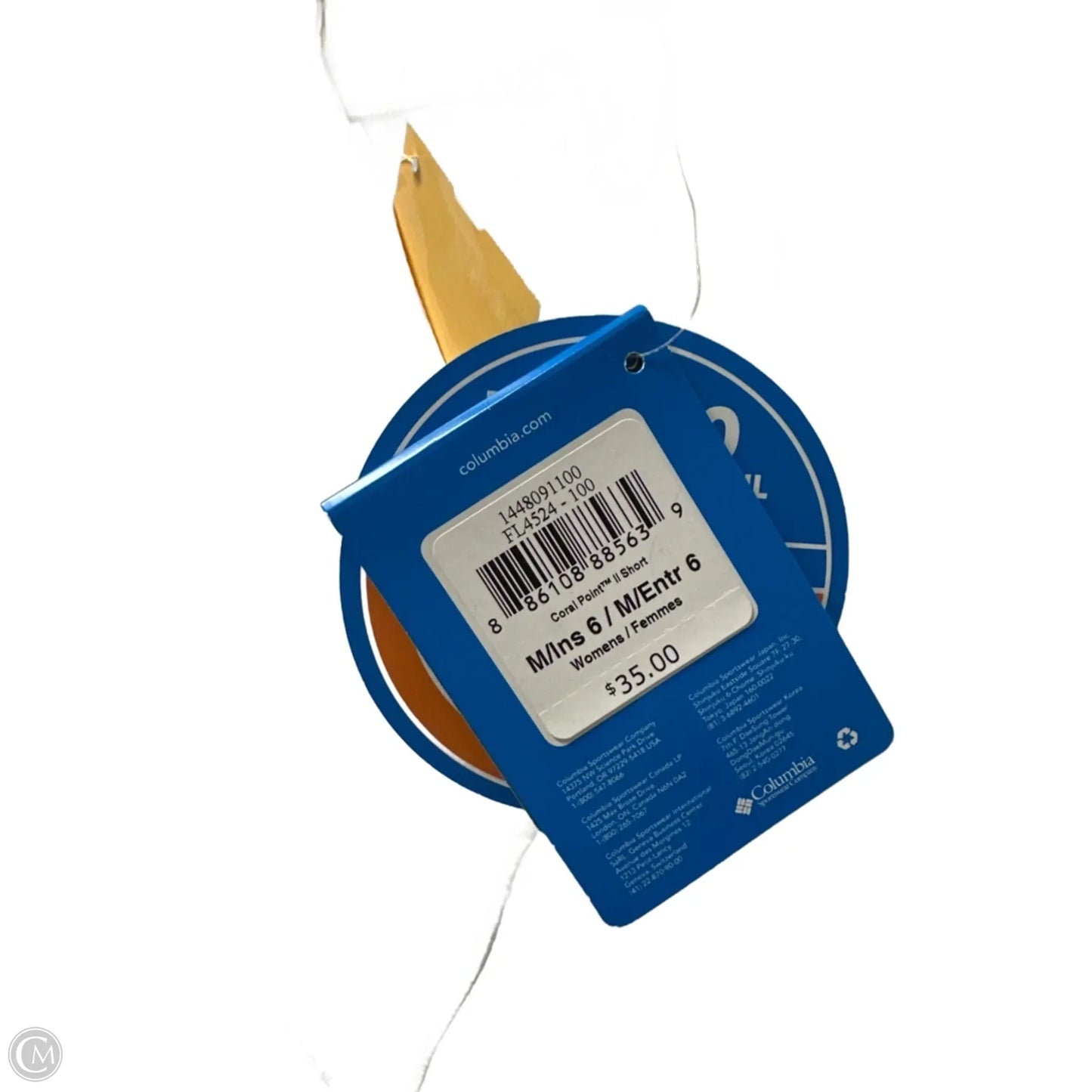 Athletic Shorts By Columbia In White, Size: M