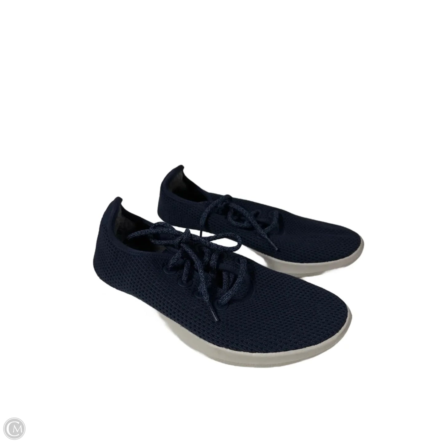 Sandals Heels Platform By Clothes Mentor In Navy, Size: 7