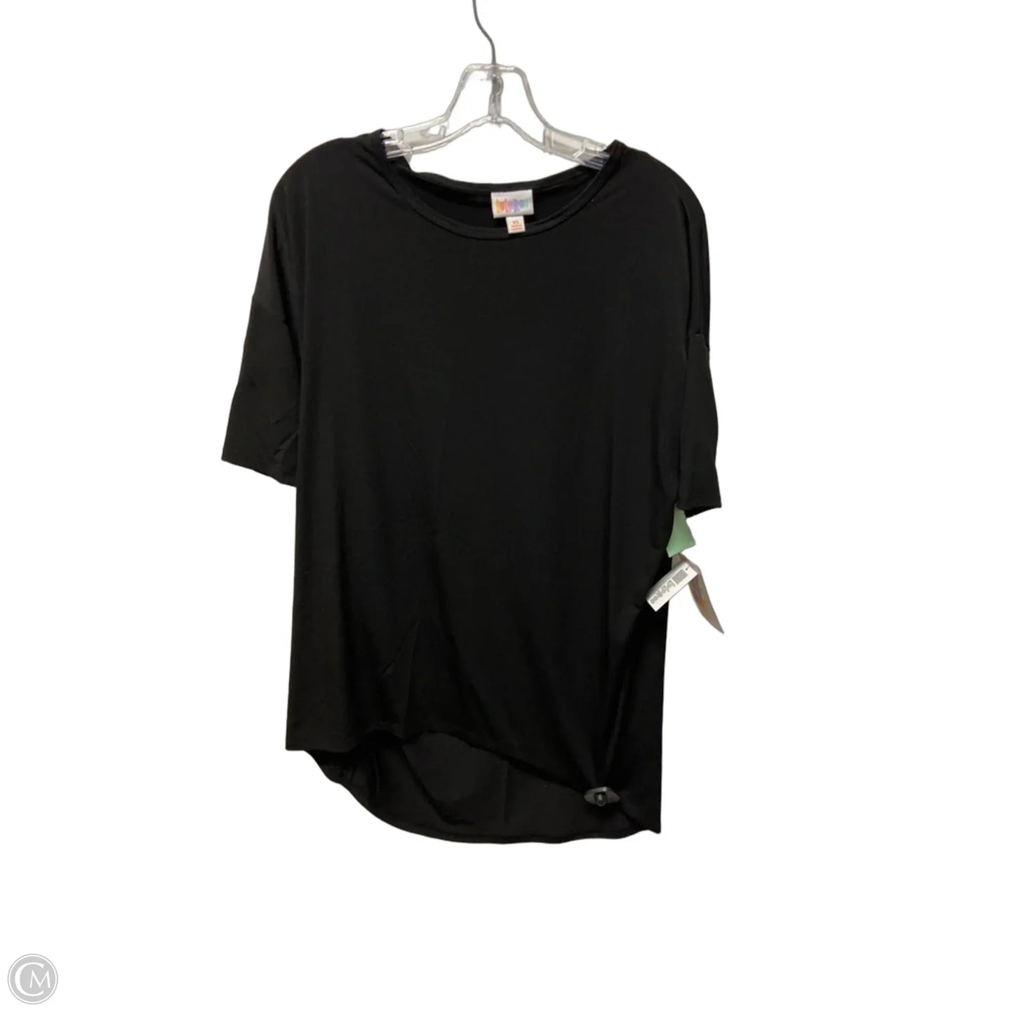 Top Short Sleeve By Lularoe In Black, Size: Xs