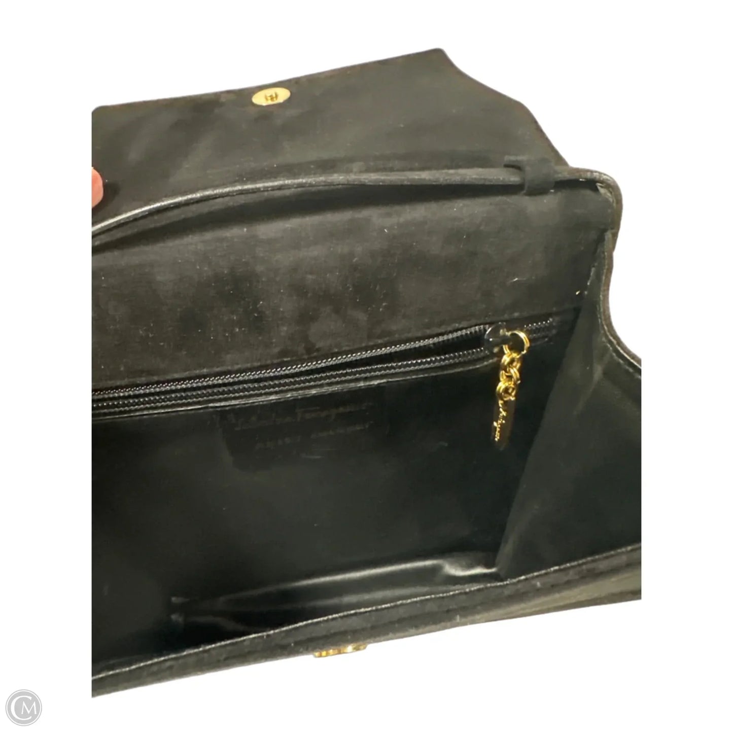 Crossbody Luxury Designer By Ferragamo, Size: Medium