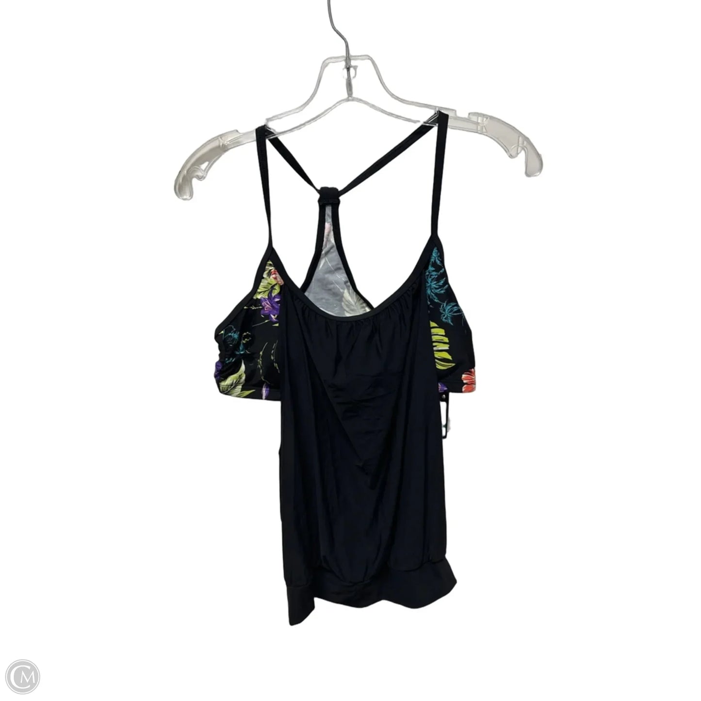 Swimsuit Top By Speedo In Black, Size: L