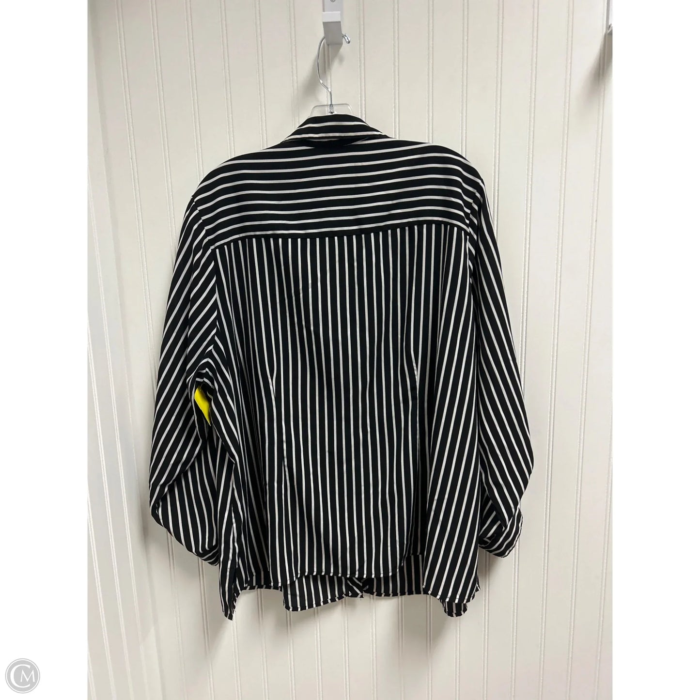 Top Long Sleeve By Notations In Black, Size: 3x