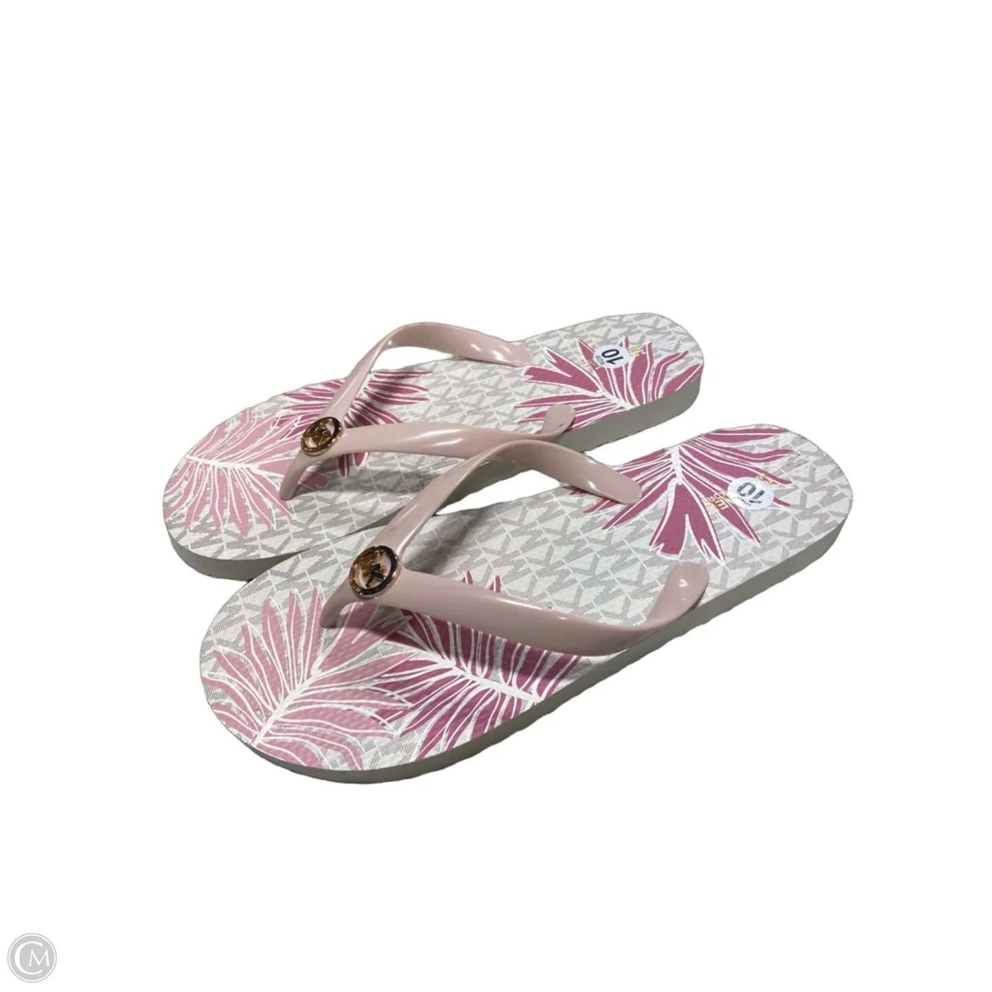 Sandals Flip Flops By Michael By Michael Kors In Pink, Size: 10