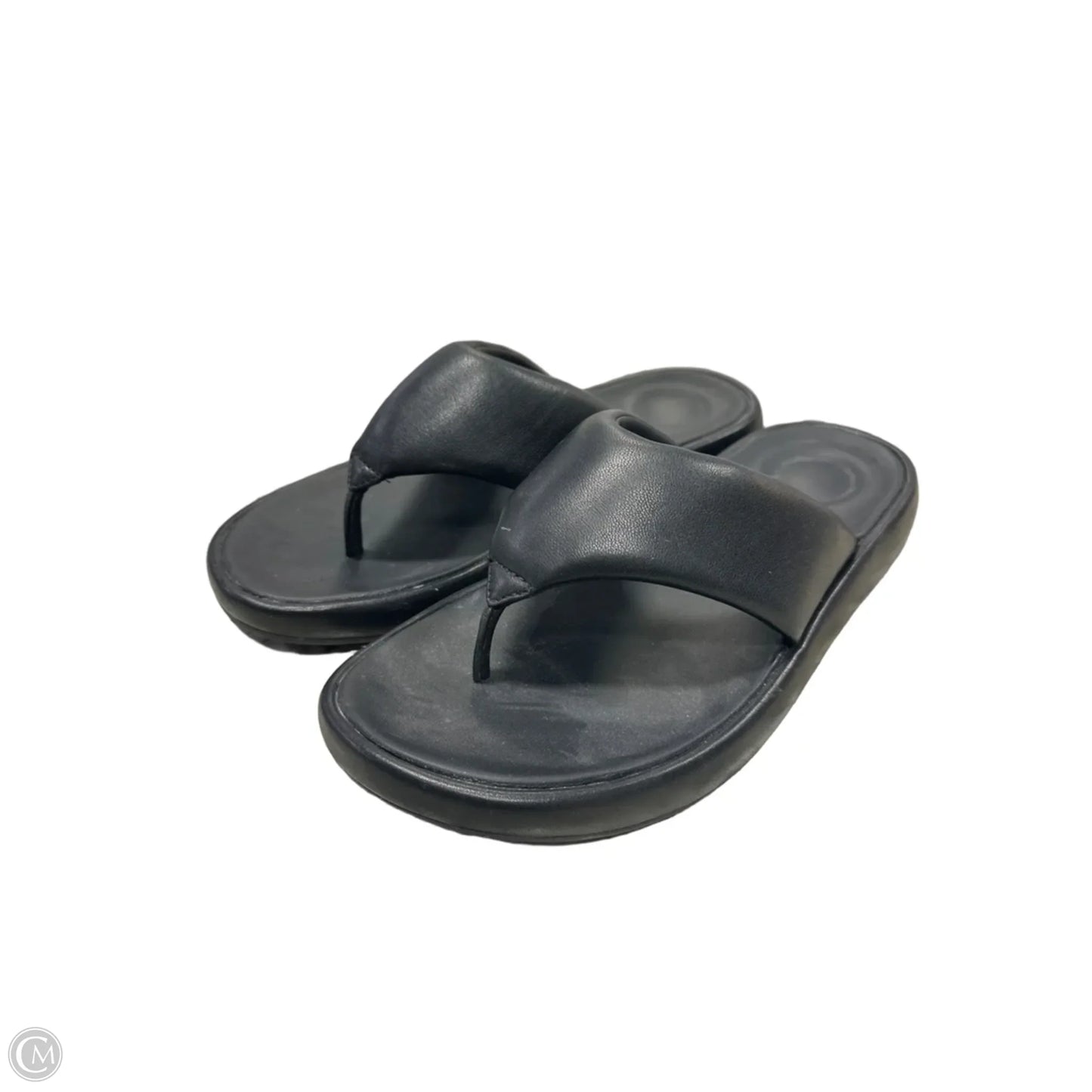 Sandals Flats By Fitflop In Black, Size: 8