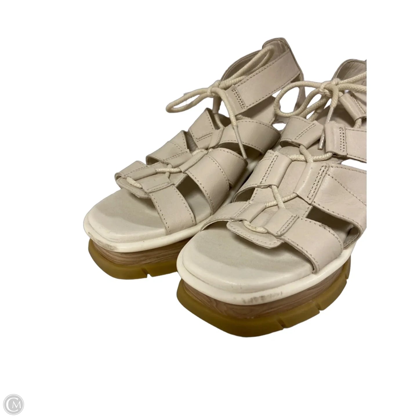Sandals Heels Platform By Sorel In White, Size: 7.5